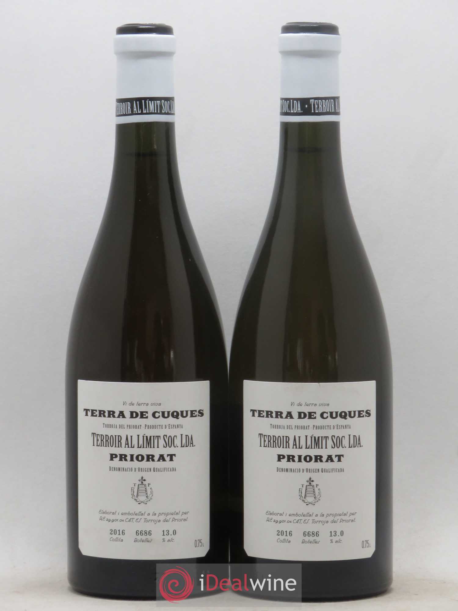Priorat Terroir Al Limit Terra de Cuques Dominik Hubert 2016 - Lot de 2 bouteilles - 0