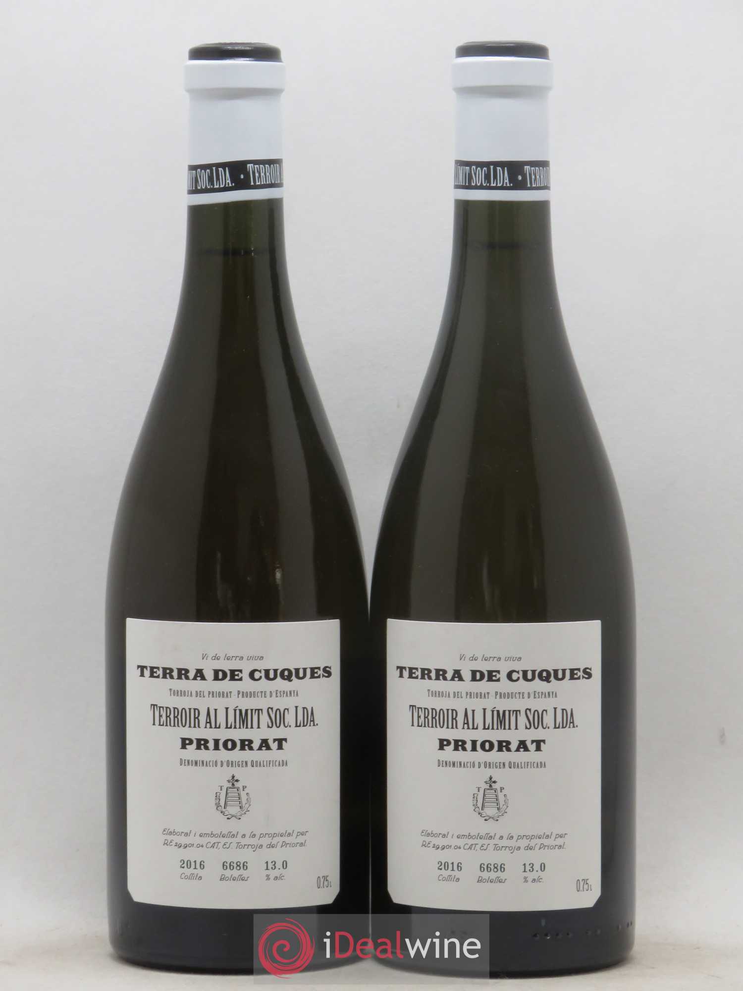 Priorat Terroir Al Limit Terra de Cuques Dominik Hubert 2016 - Lot de 2 bouteilles - 0
