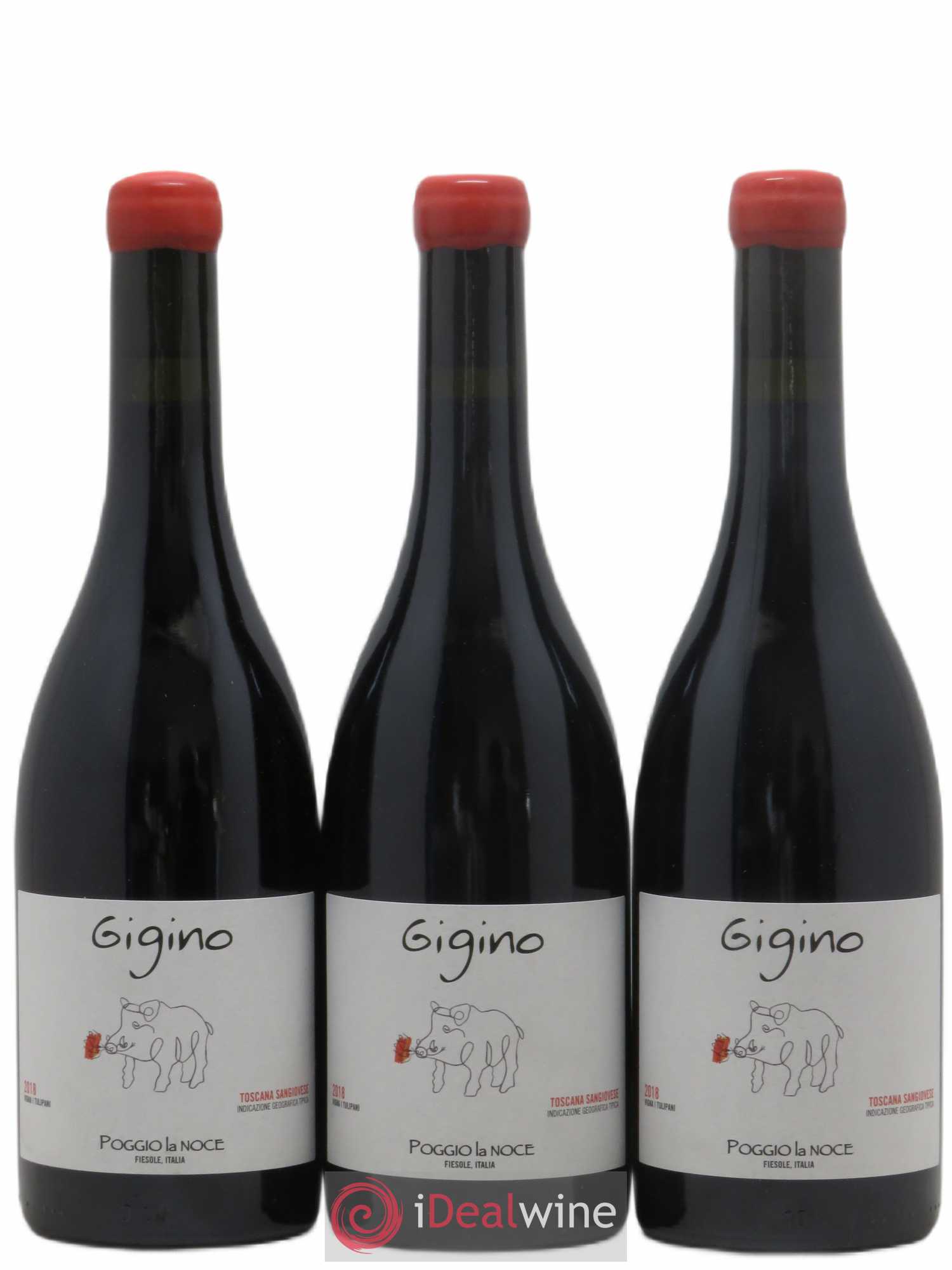 Toscana IGT Sangiovese Gigino Poggio La Noce 2018 - Posten von 3 Flaschen - 0
