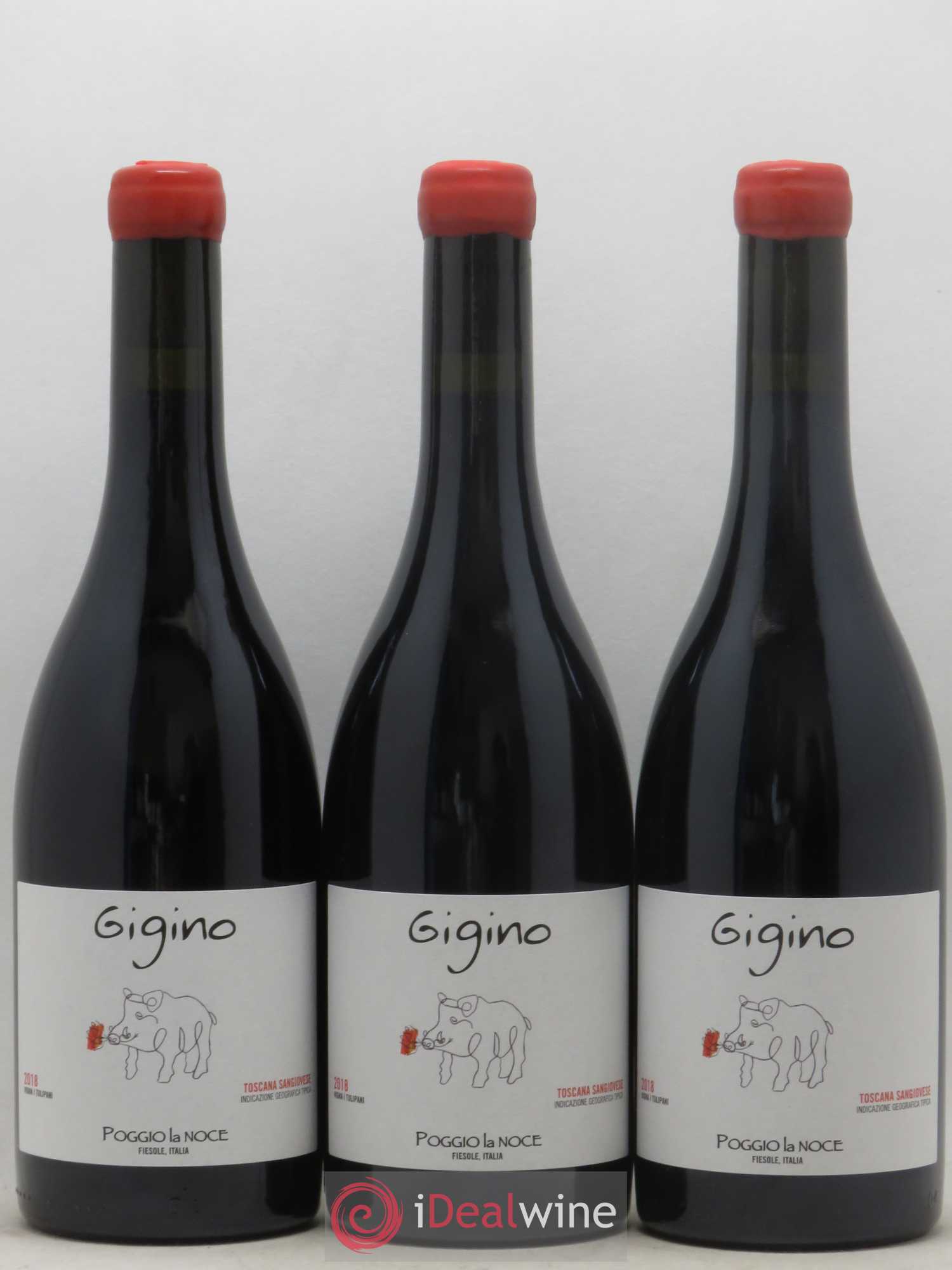 Toscana IGT Sangiovese Gigino Poggio La Noce 2018 - Posten von 12 Flaschen - 1