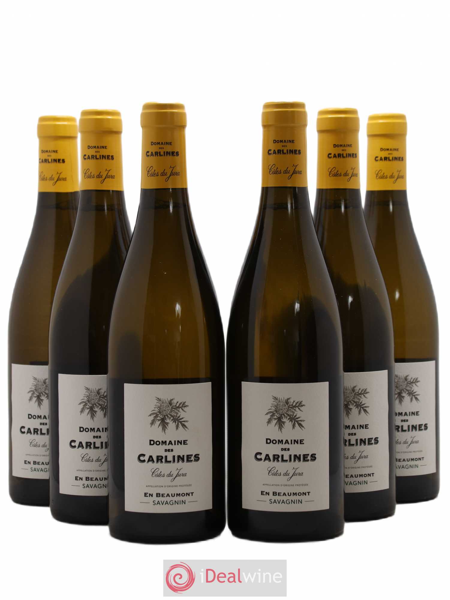 Côtes du Jura Savagnin En Beaumont Domaine des Carlines 2018 - Posten von 6 Flaschen - 0