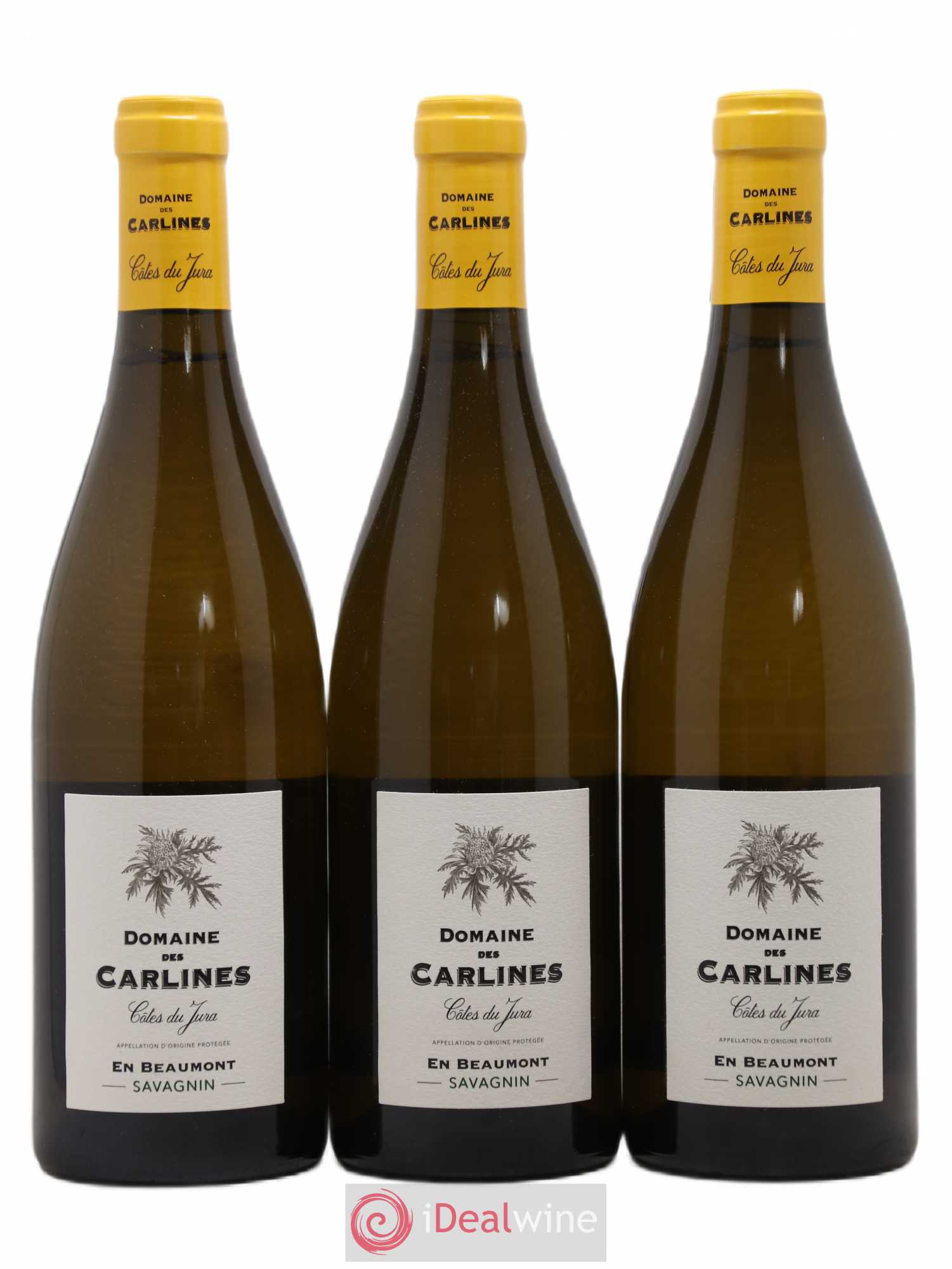 Côtes du Jura Savagnin En Beaumont Domaine des Carlines (sans prix de réserve) 2018 - Posten von 3 Flaschen - 0