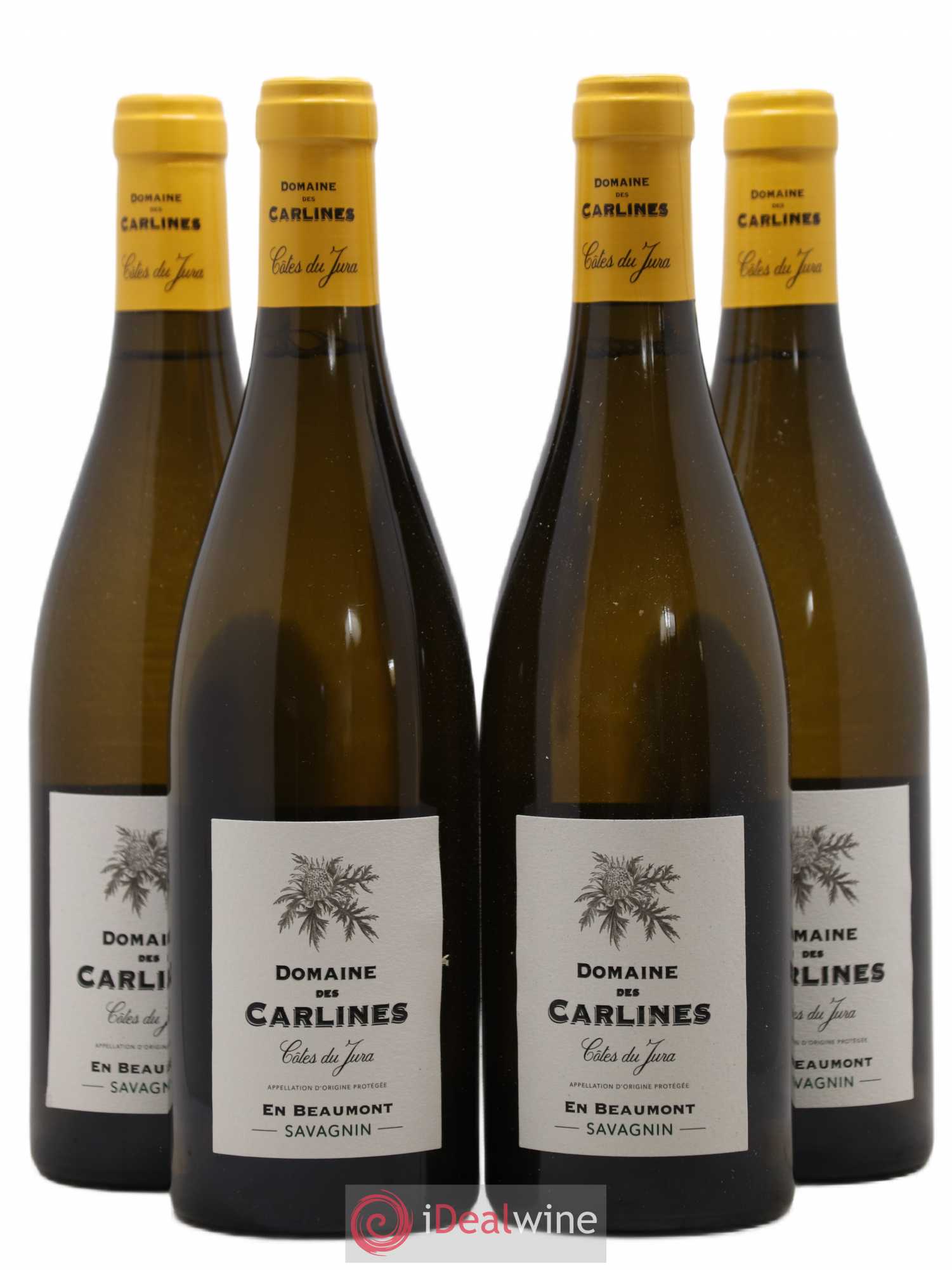 Côtes du Jura Savagnin En Beaumont Domaine des Carlines 2018 - Posten von 4 Flaschen - 0