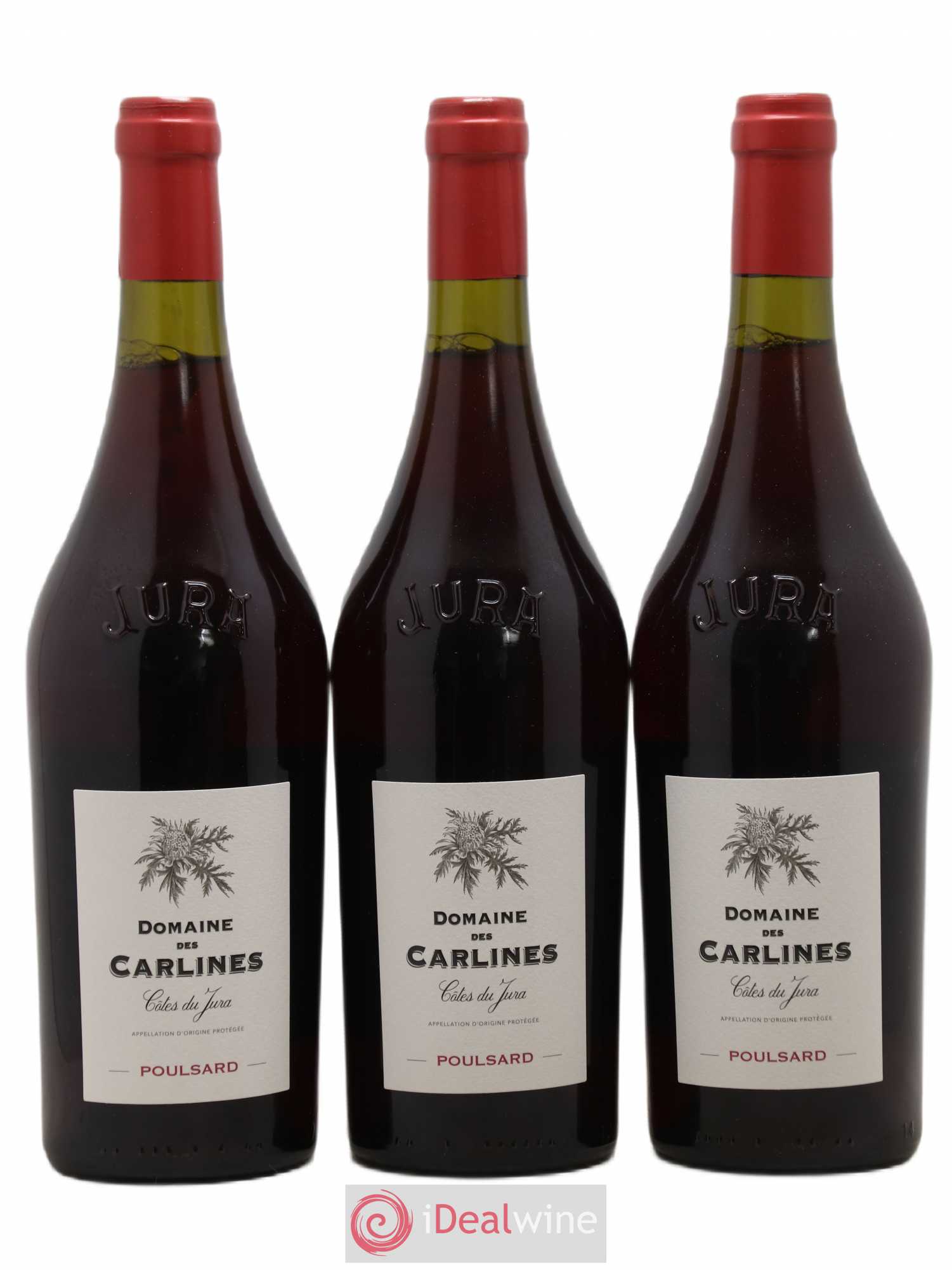 Côtes du Jura Poulsard Domaine des Carlines (sans prix de réserve) 2018 - Posten von 3 Flaschen - 0