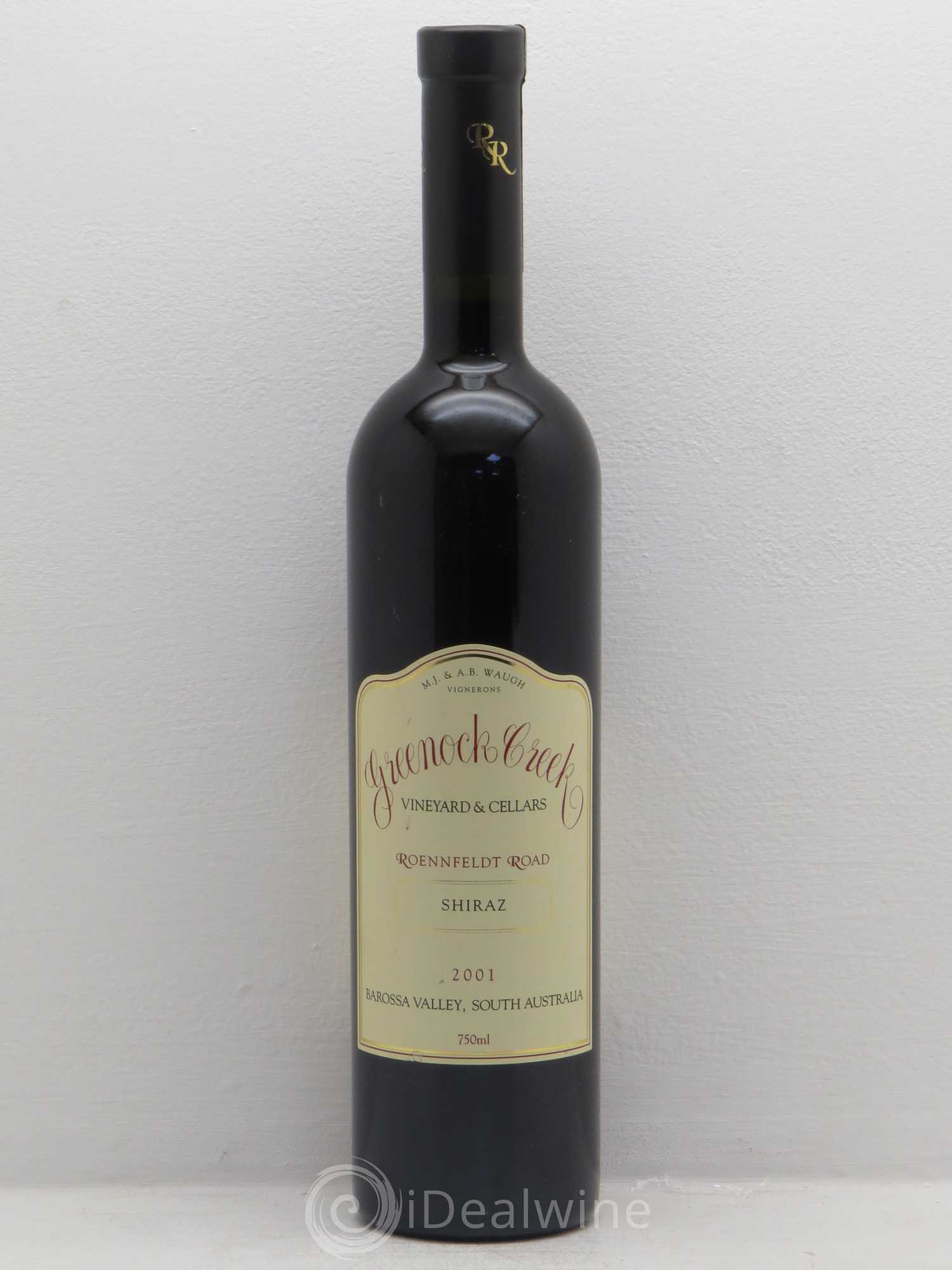 Australie Shiraz Greenock Creek Roennfeldt Road Barossa Valley Australia 2001 - Posten von 1 Flasche - 0