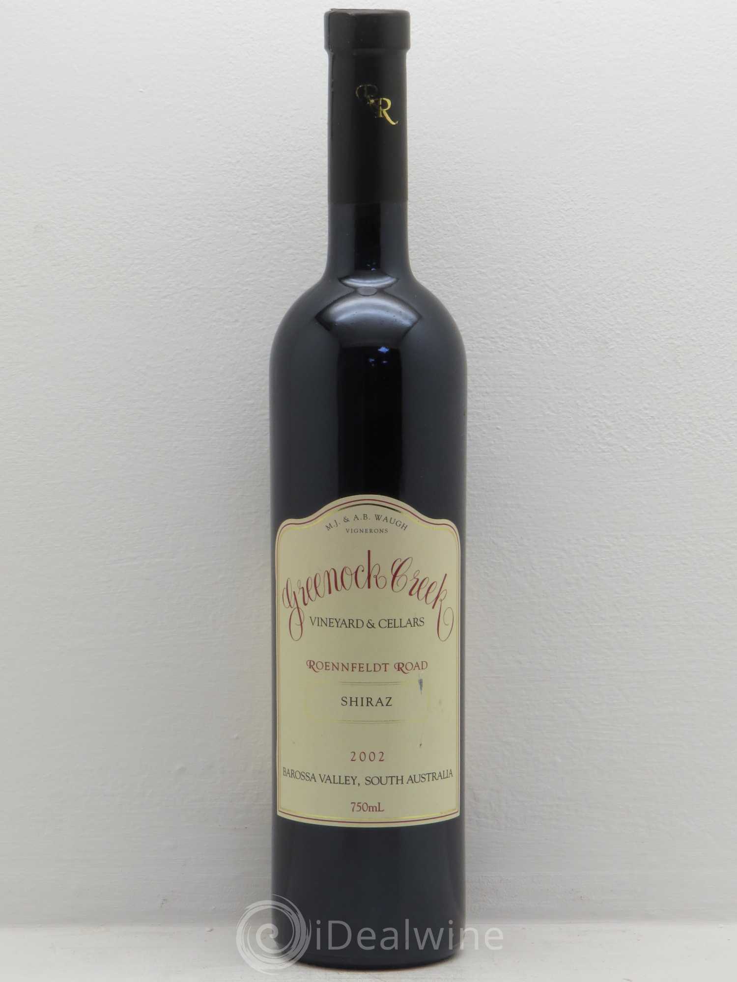 Australie Shiraz Greenock Creek Roennfeldt Road Barossa Valley Australia 2002 - Posten von 1 Flasche - 0