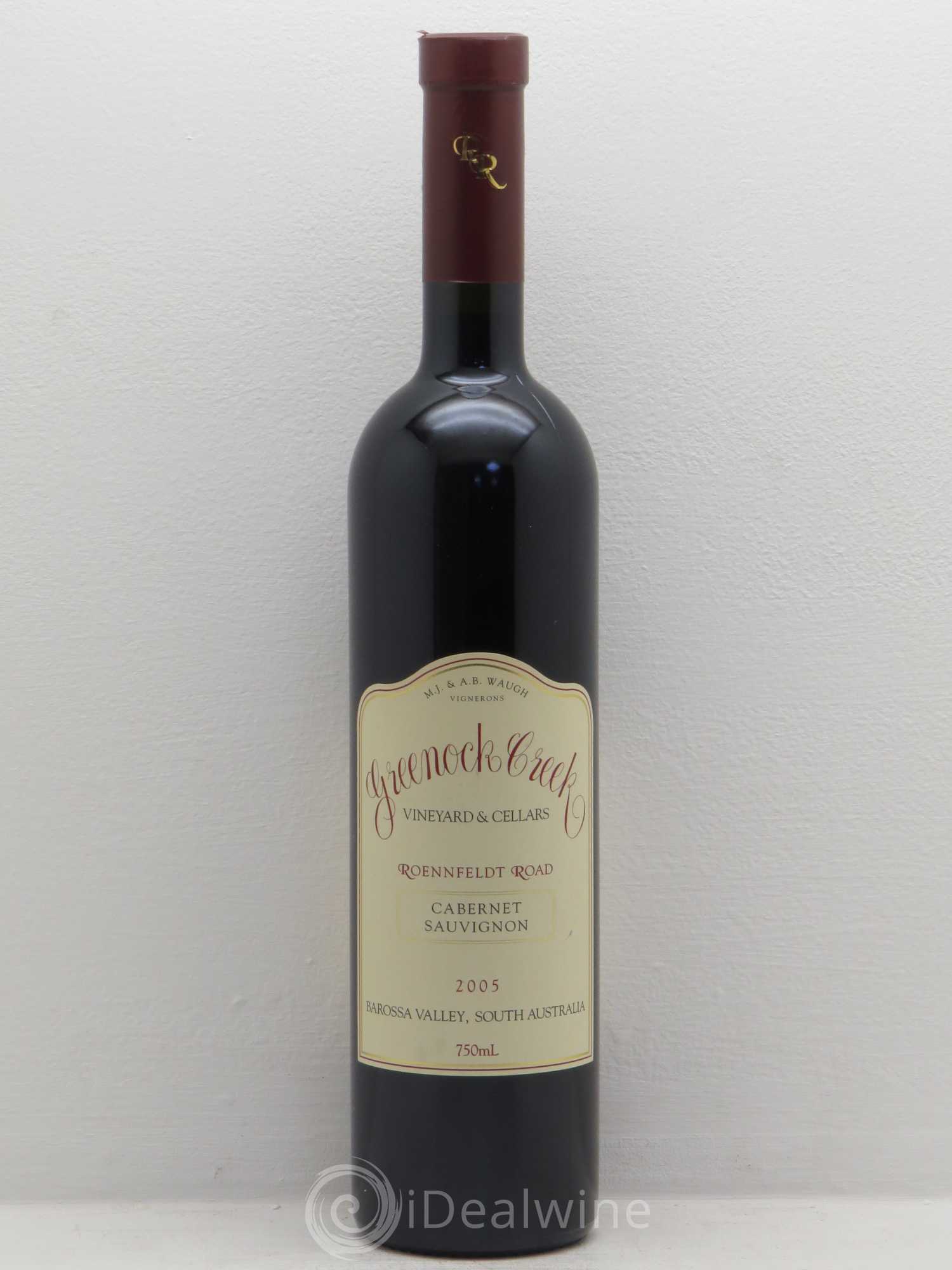 Barossa Valley Greenock Creek Roennfeldt Road Cabernet Sauvignon 2005 - Lot de 1 bouteille - 0