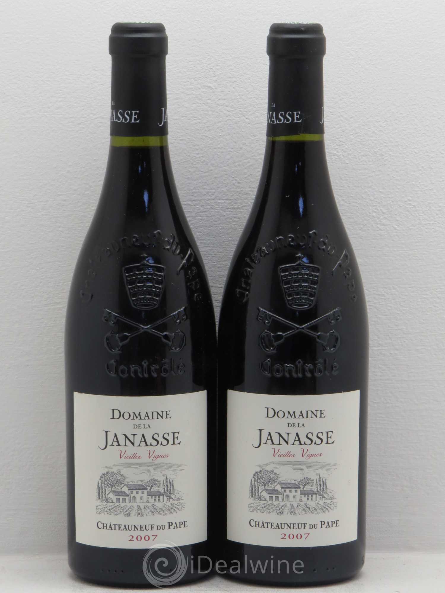 Châteauneuf-du-Pape Cuvée Vieilles Vignes La Janasse (Domaine de) 2007 - Lot de 2 bouteilles - 0