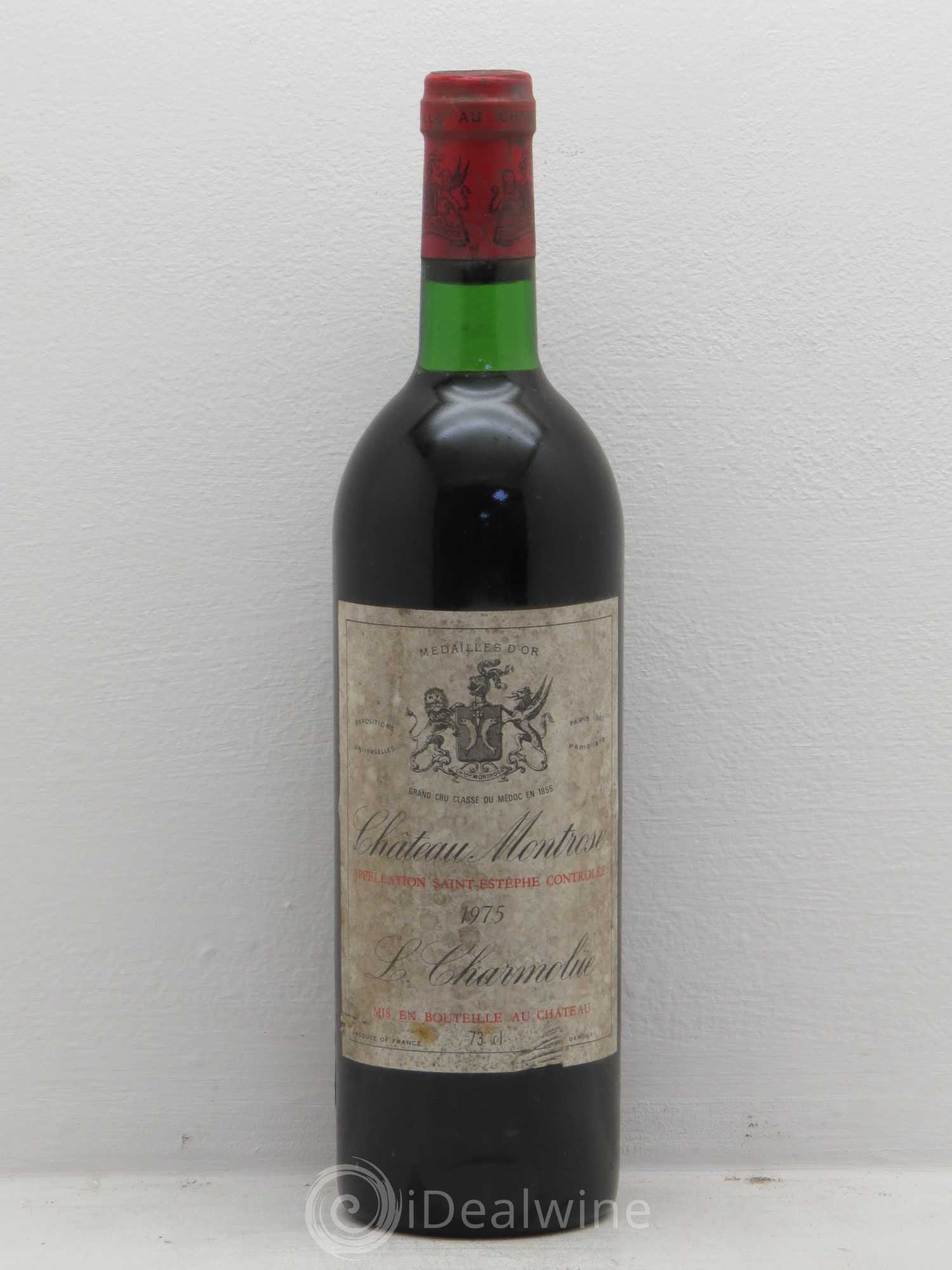 Château Montrose 2ème Grand Cru Classé 1975 - Lot de 1 bouteille - 0