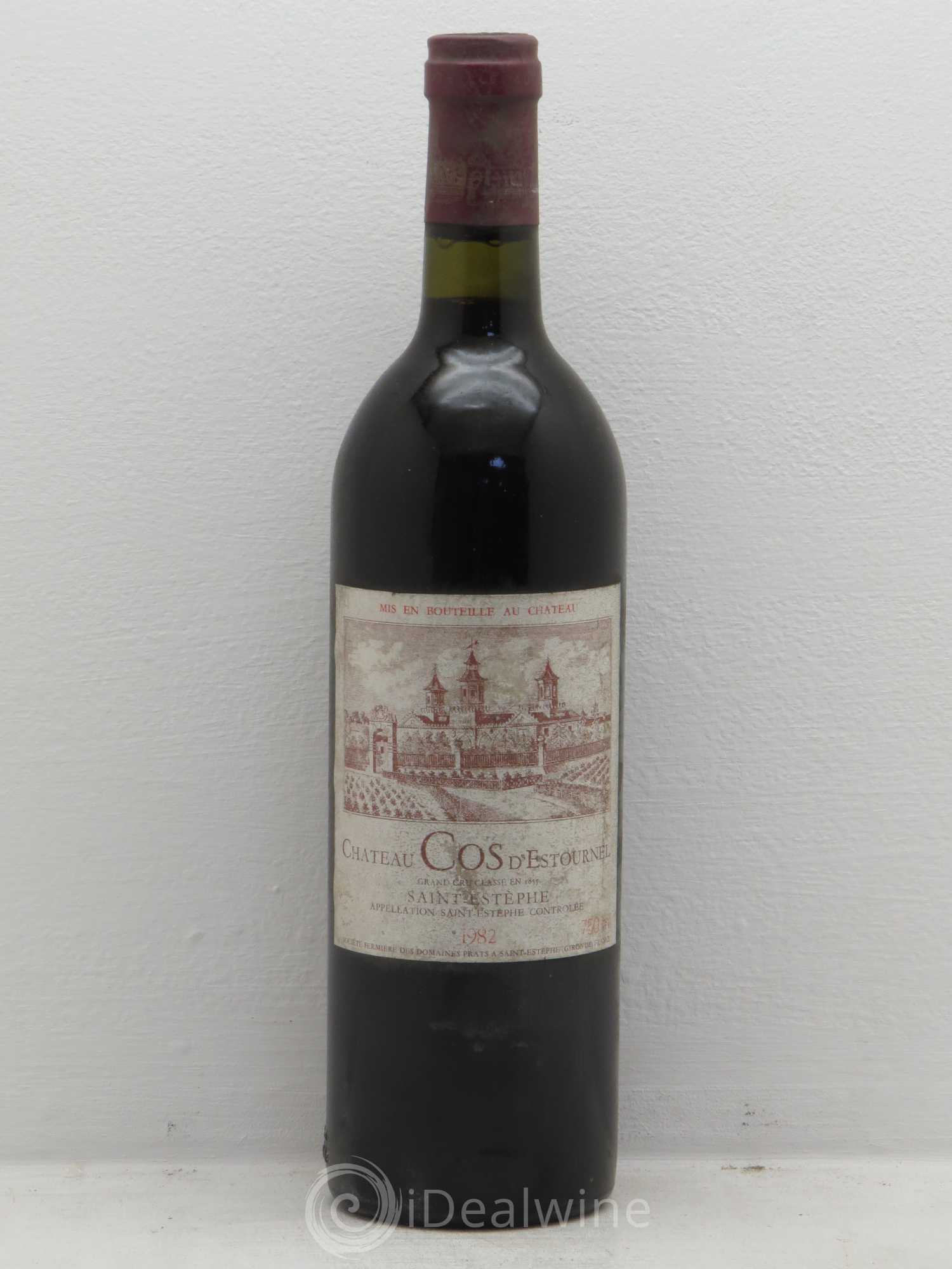 Cos d'Estournel 2ème Grand Cru Classé 1982 - Lot de 1 bouteille - 0