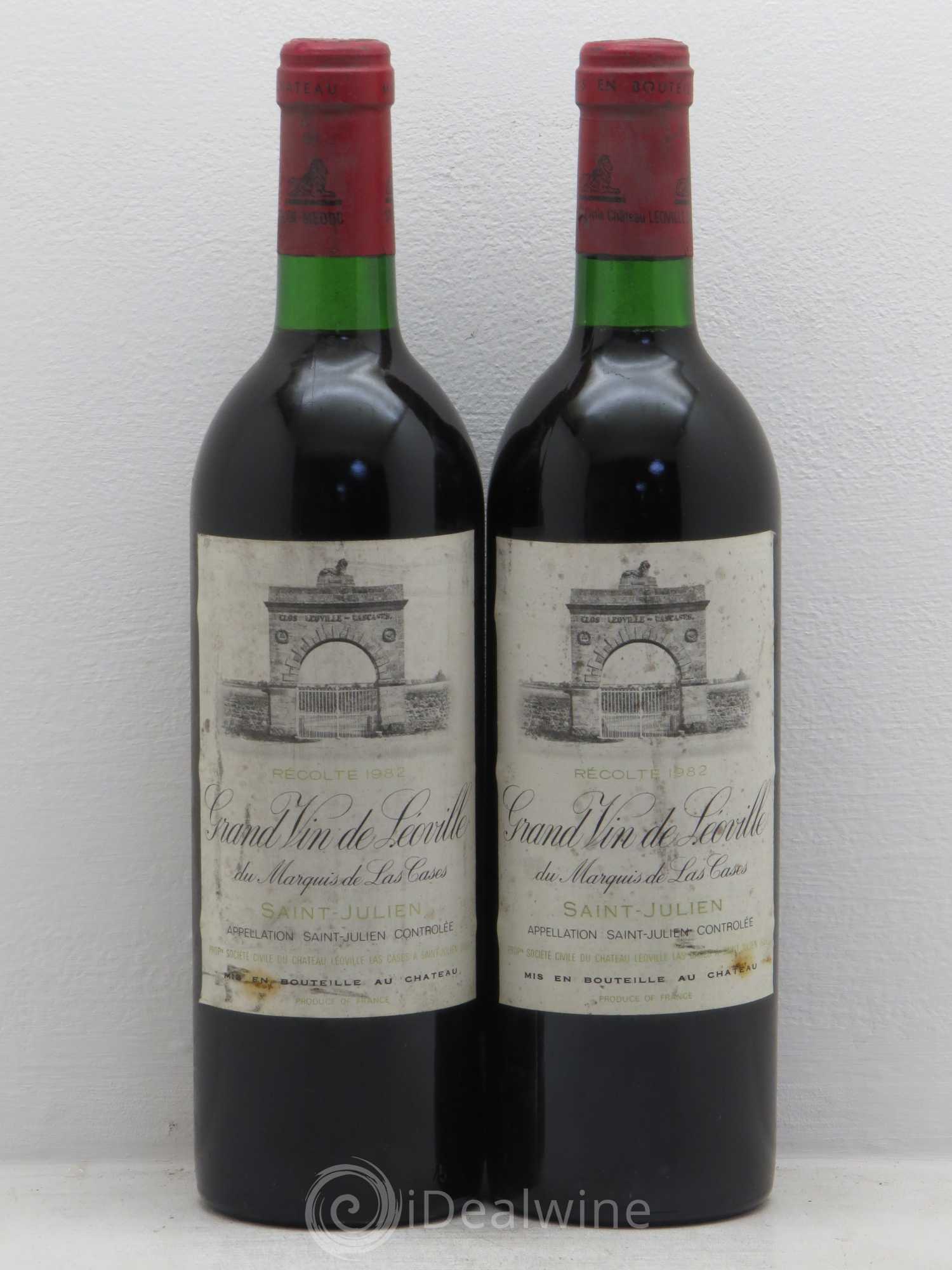 Château Léoville Las Cases 2ème Grand Cru Classé 1982 - Lot de 2 bouteilles - 0