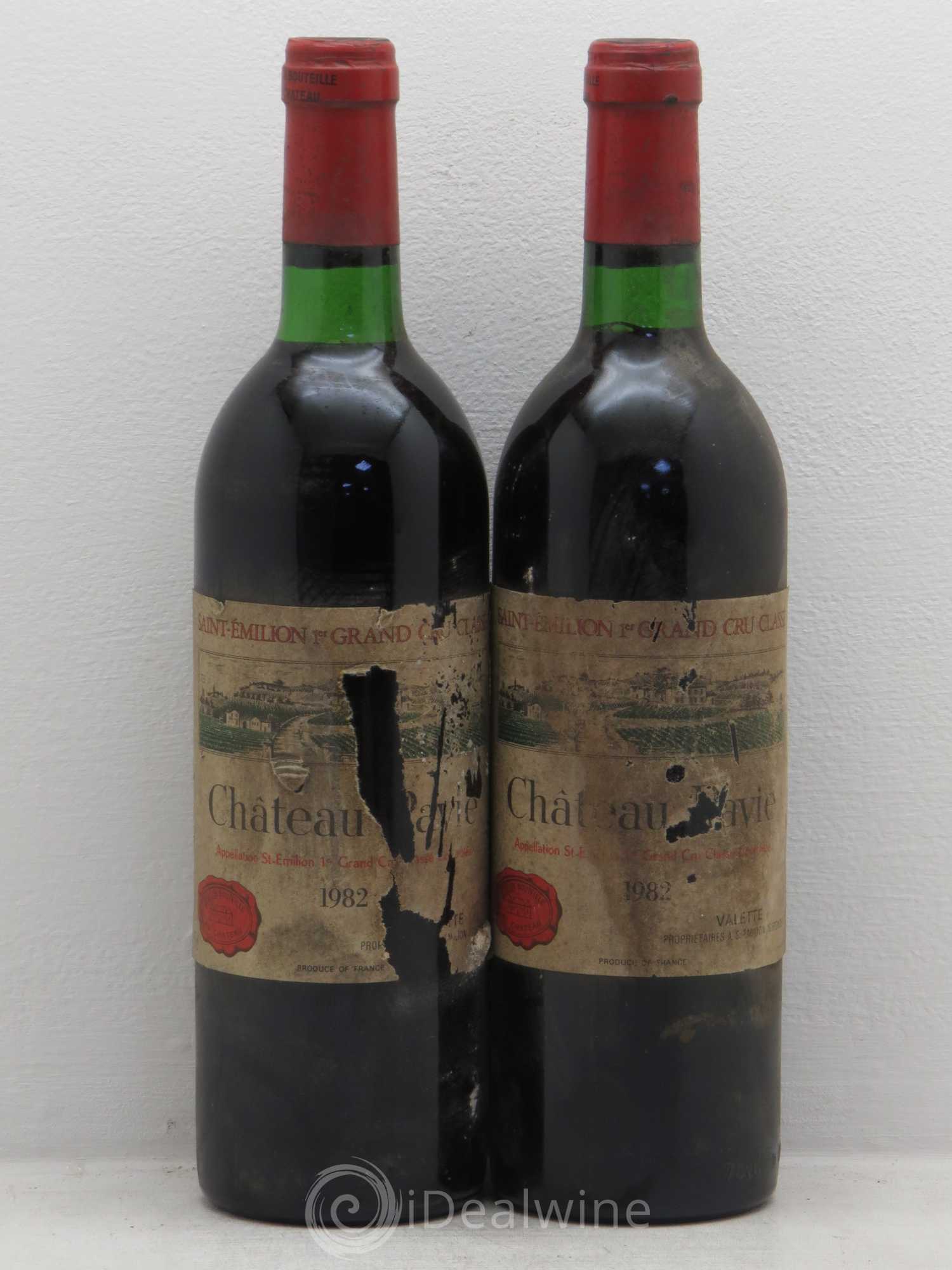 Château Pavie 1er Grand Cru Classé A 1982 - Lot de 2 bouteilles - 0