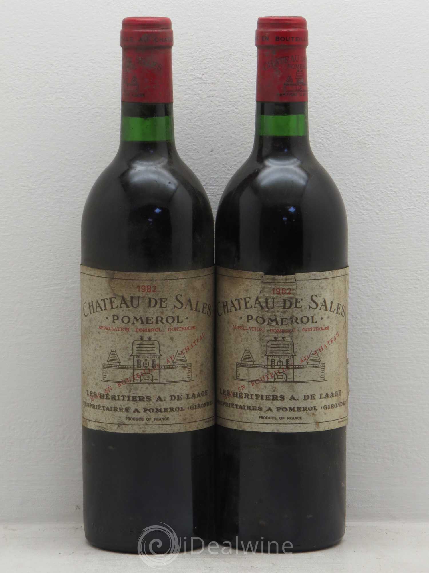 Château de Sales 1982 - Lot de 2 bouteilles - 0