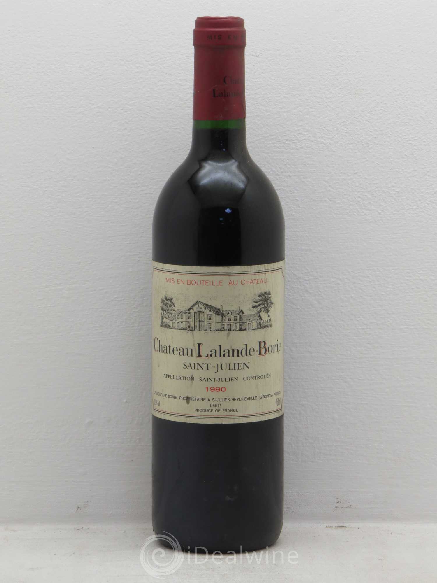 Château Lalande Borie 1990 - Lot de 1 bouteille - 0