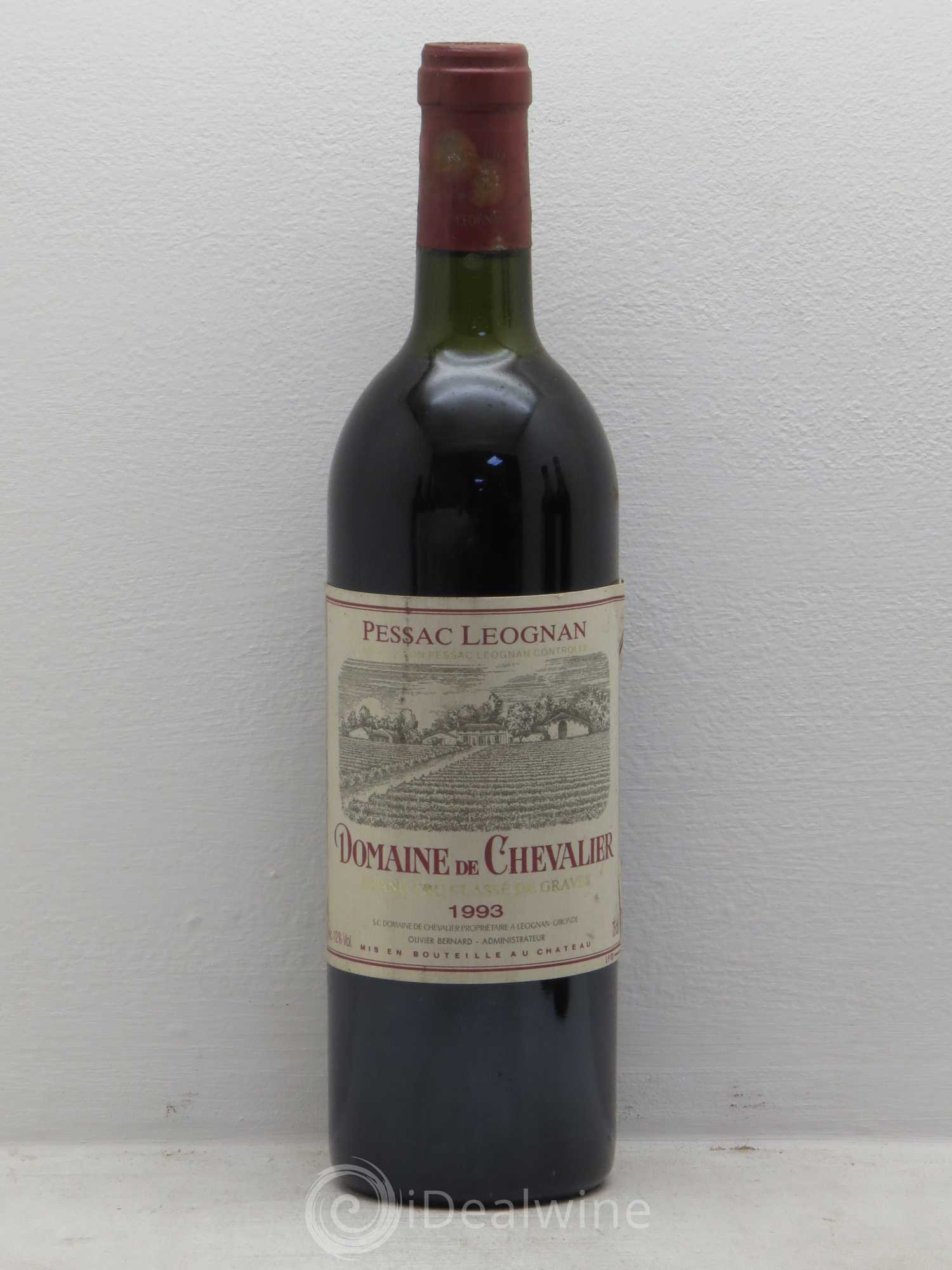 Domaine de Chevalier Cru Classé de Graves 1993 - Lot de 12 bouteilles - 0