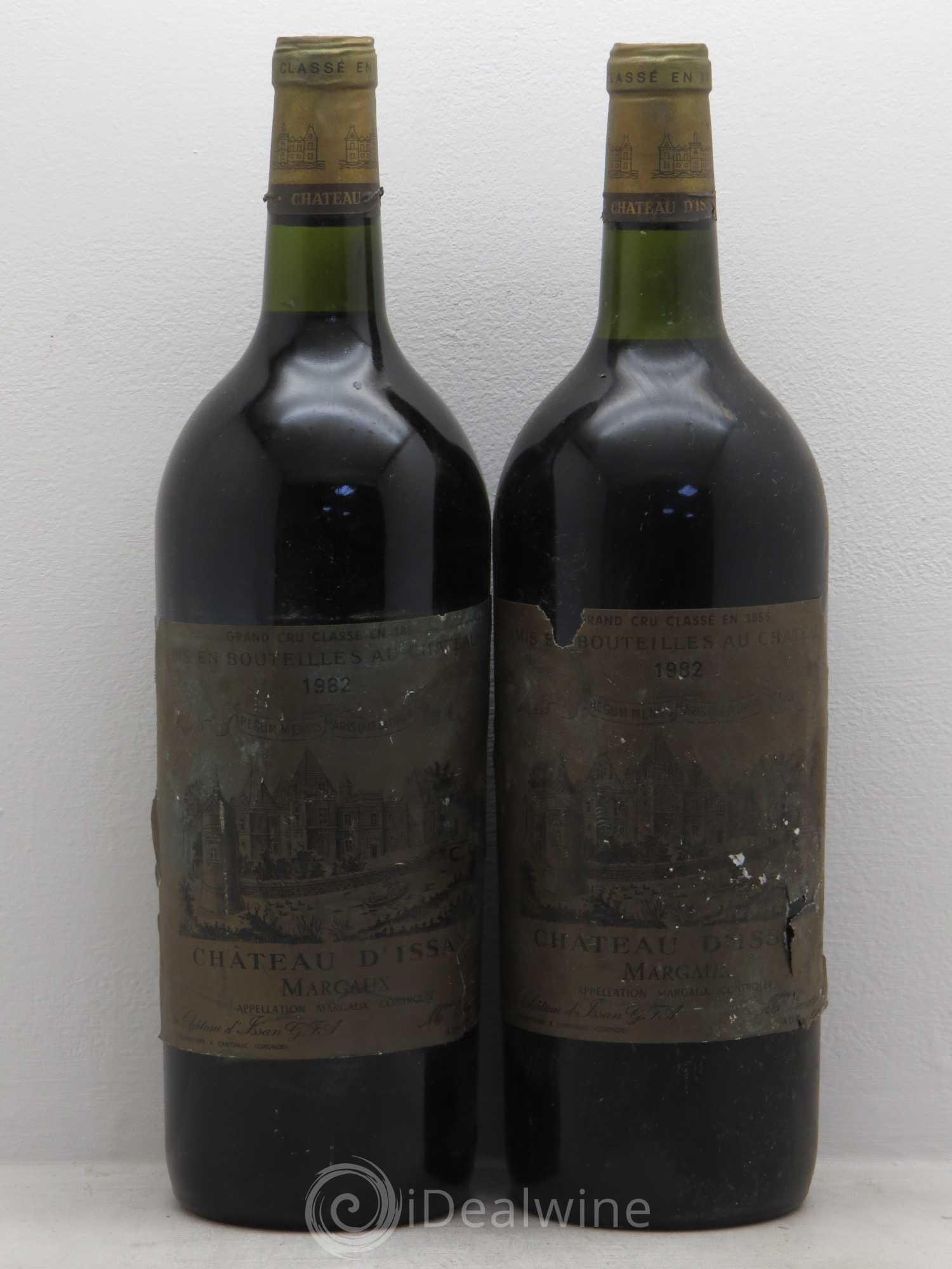 Château d'Issan 3ème Grand Cru Classé 1982 - Lot de 2 magnums - 0