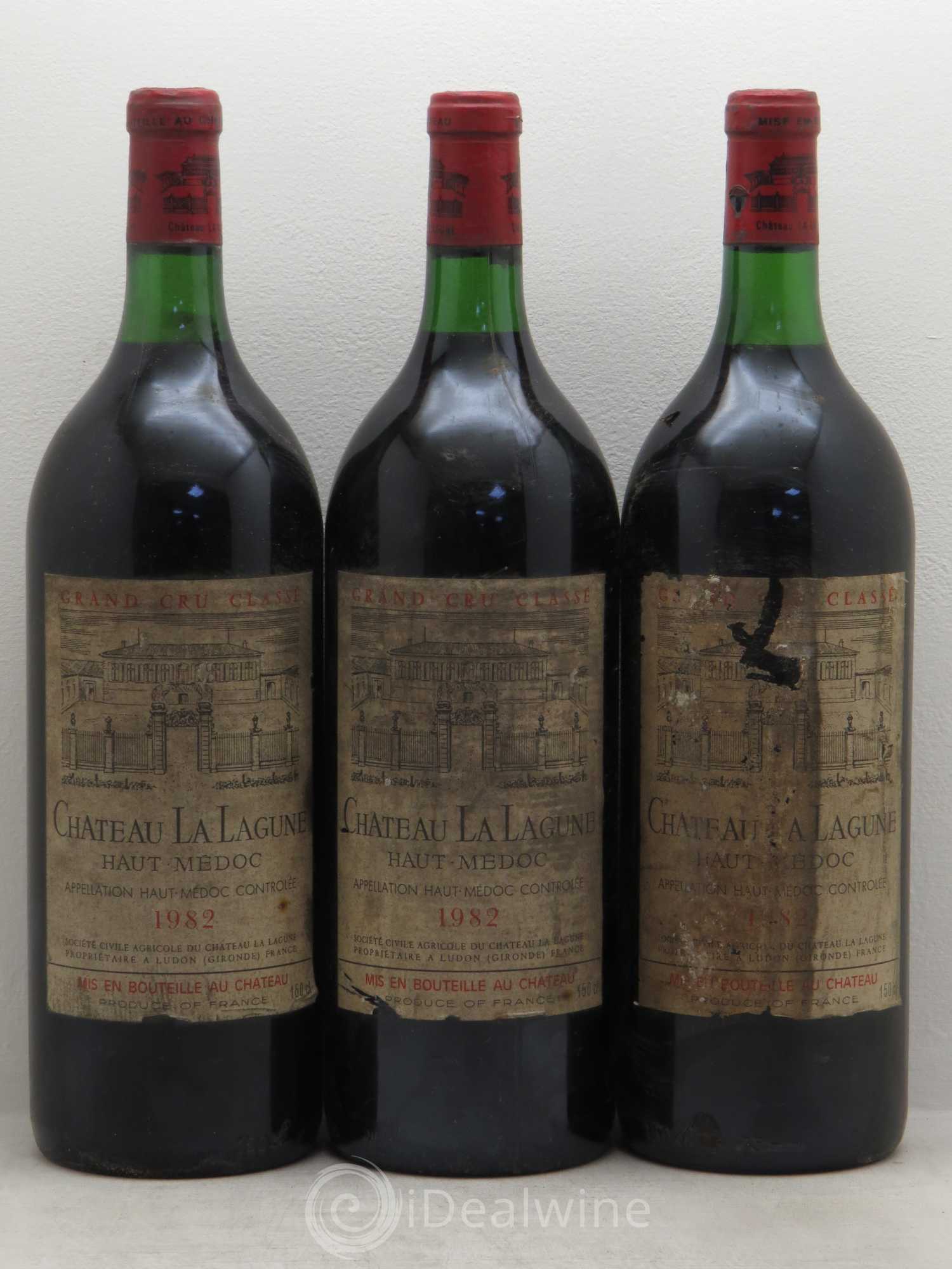 Château la Lagune 3ème Grand Cru Classé 1982 - Lot de 3 magnums - 0