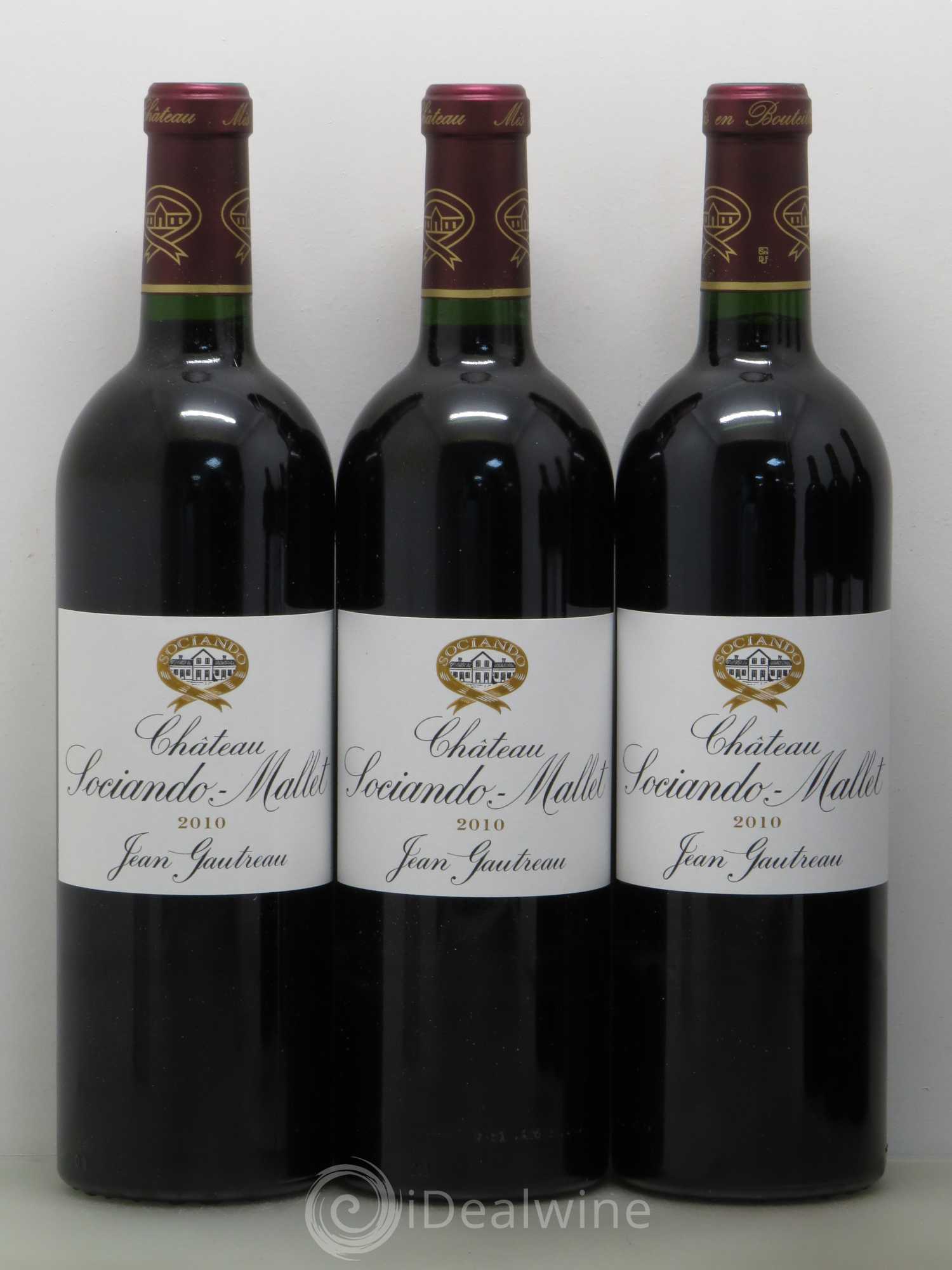 Château Sociando Mallet 2010 - Lot de 6 bouteilles - 1