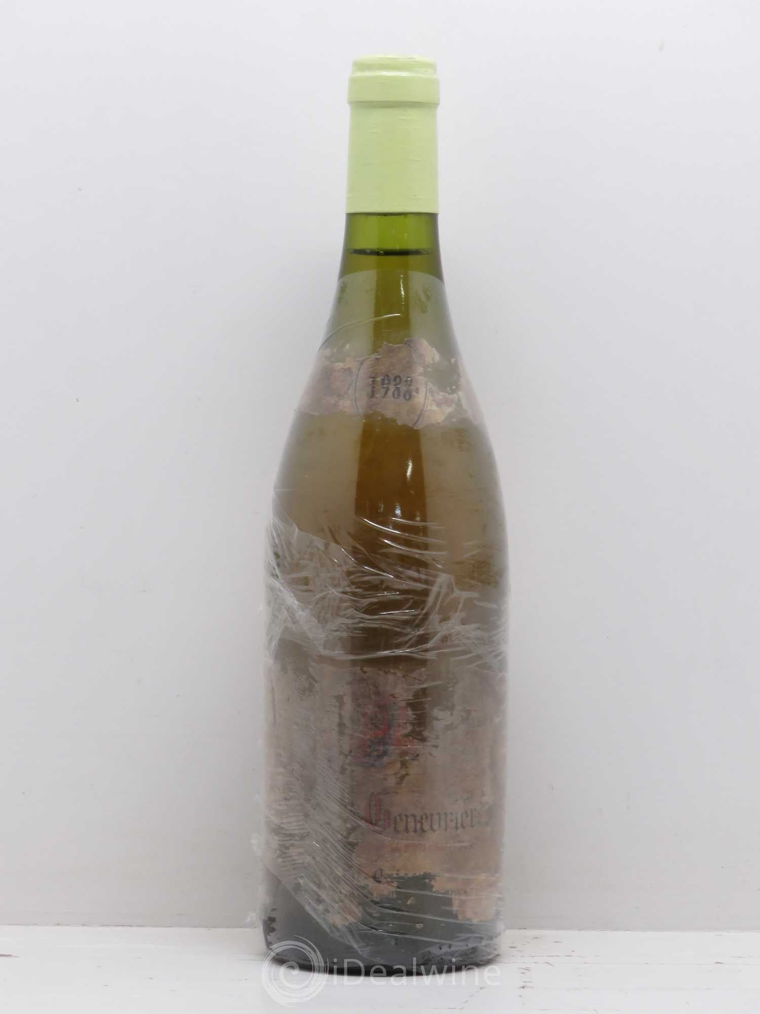 Meursault 1er Cru Genevrières - Michelot-Buisson 1988 - Posten von 1 Flasche - 0