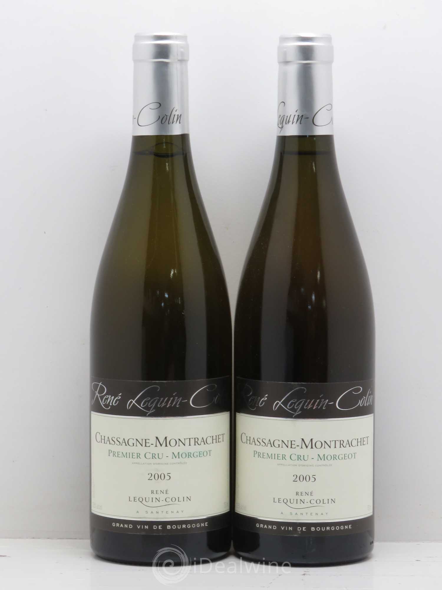 Chassagne-Montrachet 1er Cru Morgeot - René Lequin-Colin 2005 - Lot de 2 bouteilles - 0