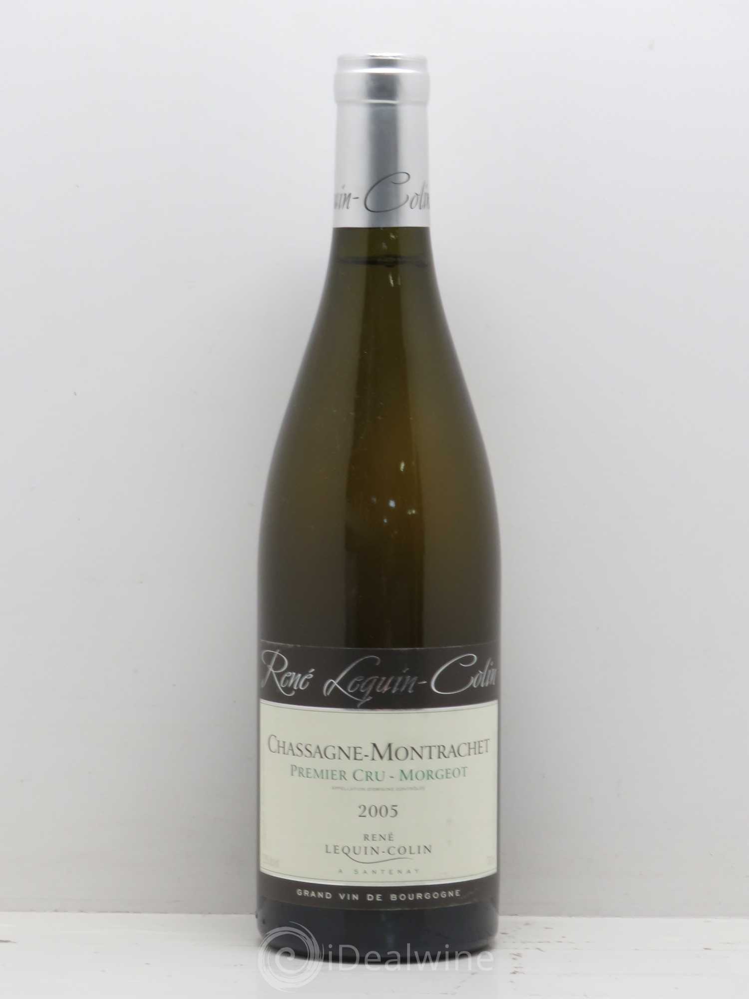 Chassagne-Montrachet 1er Cru Morgeot - René Lequin-Colin 2005 - Lot de 1 bouteille - 0