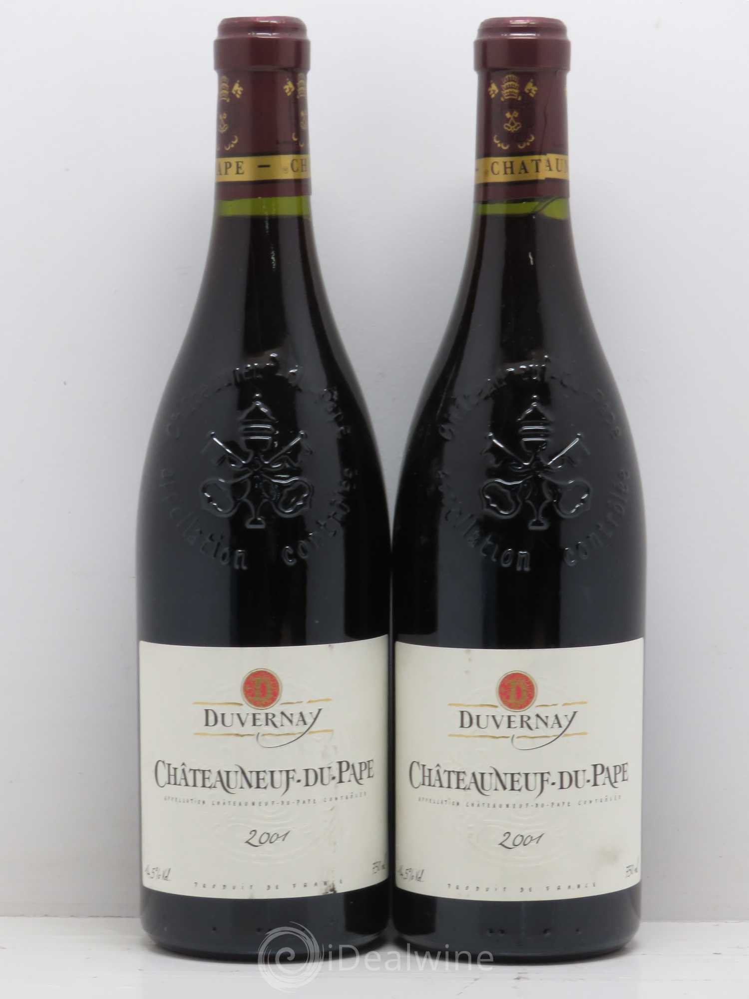 Châteauneuf-du-Pape Duvernay 2001 - Posten von 2 Flaschen - 0