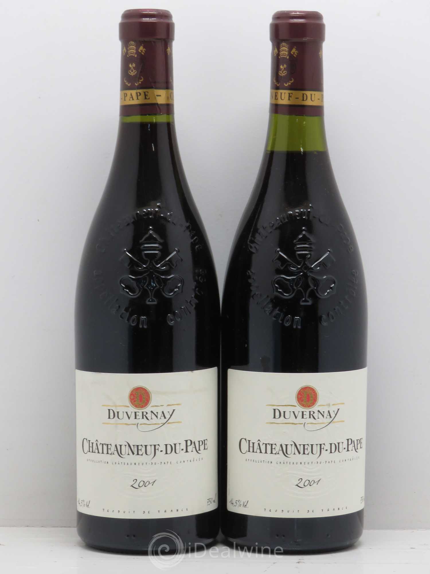 Châteauneuf-du-Pape Duvernay 2001 - Lot de 2 bouteilles - 0