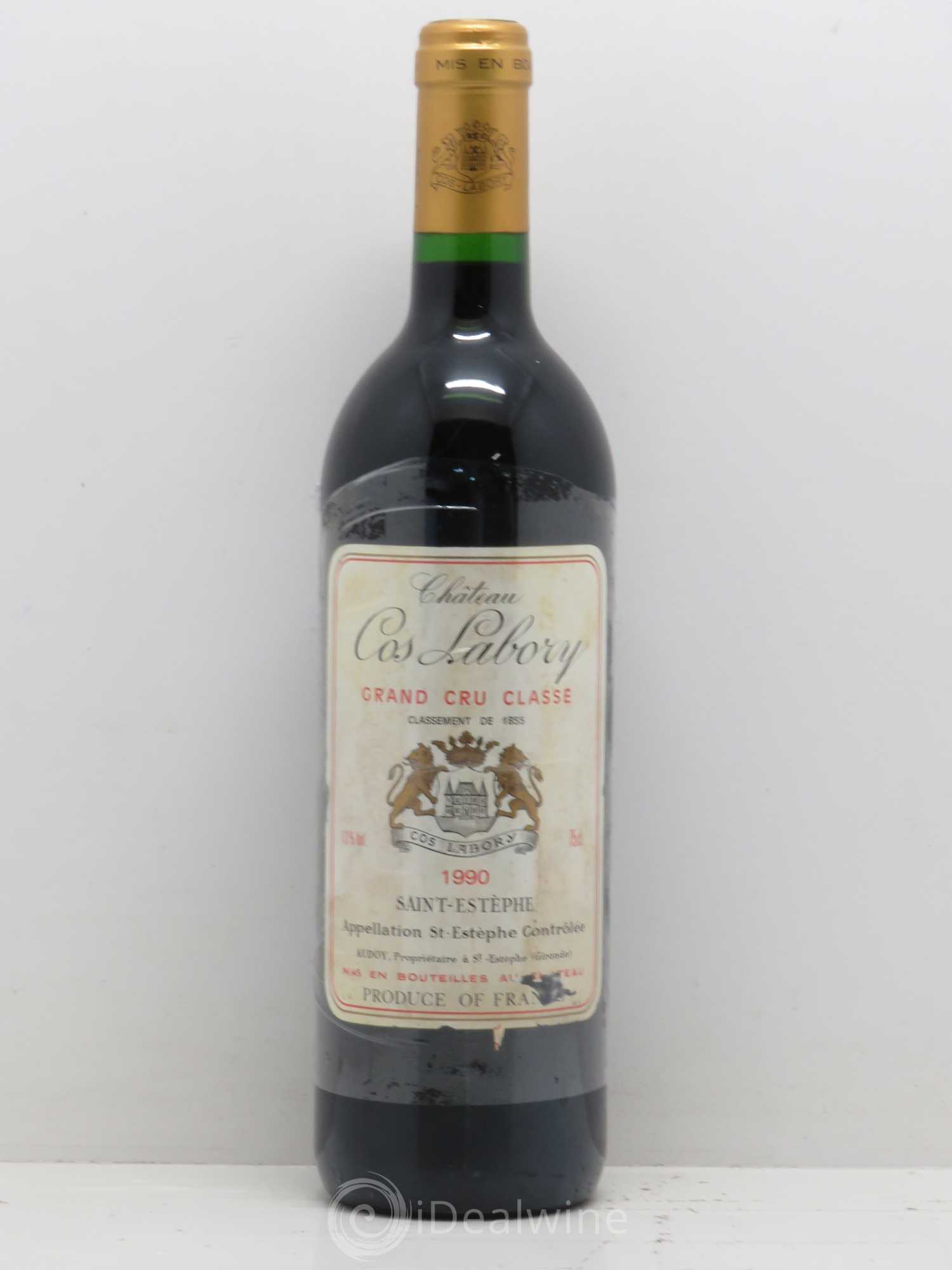 Château Cos Labory 5ème Grand Cru Classé 1990 - Lot de 1 bouteille - 0