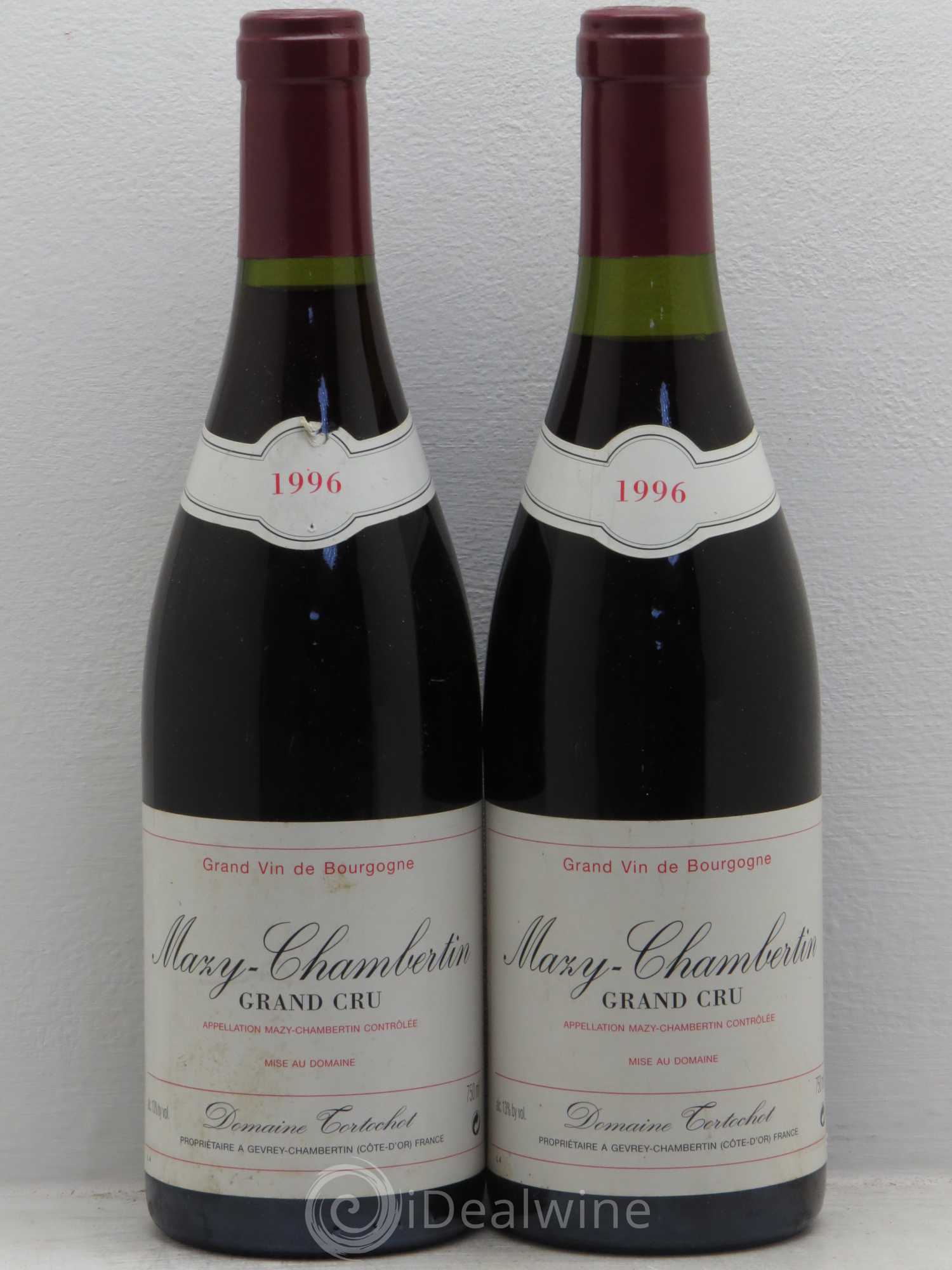Mazis-Chambertin Grand Cru 1996 - Lot de 2 bouteilles - 0