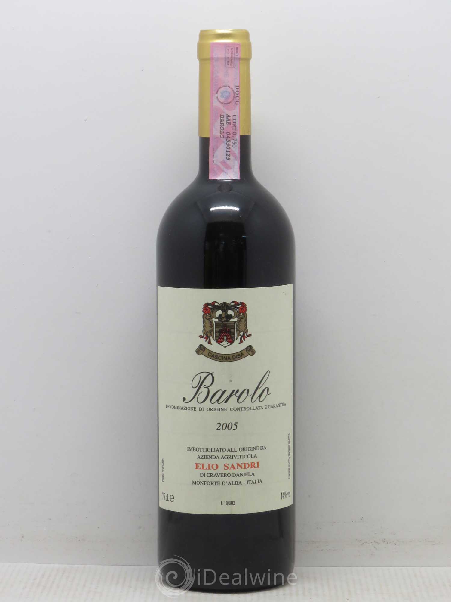 Barolo DOCG Riserva Elio Sandri 2005 - Lot of 1 bottle - 0