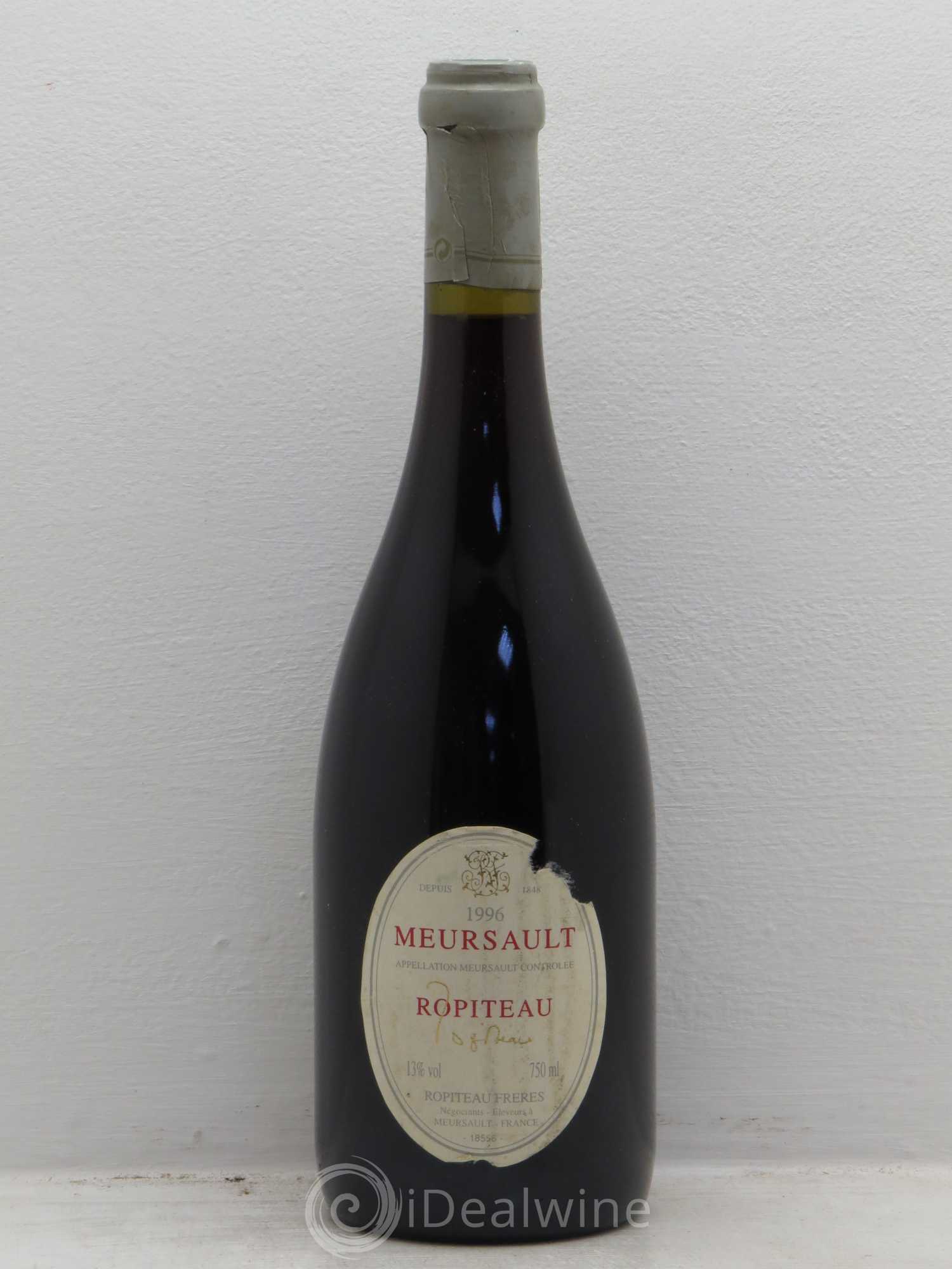 Meursault Ropiteau 1996 - Lot of 1 bottle - 0
