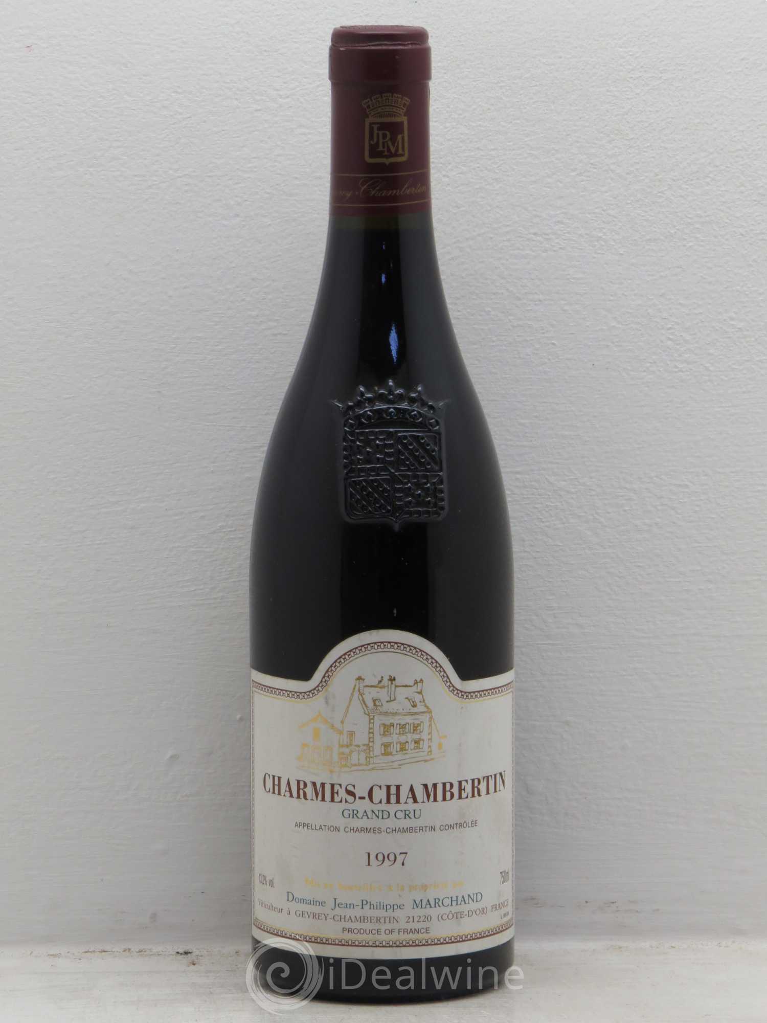 Charmes-Chambertin Grand Cru JP Marchand 1997 - Lot de 1 bouteille - 0