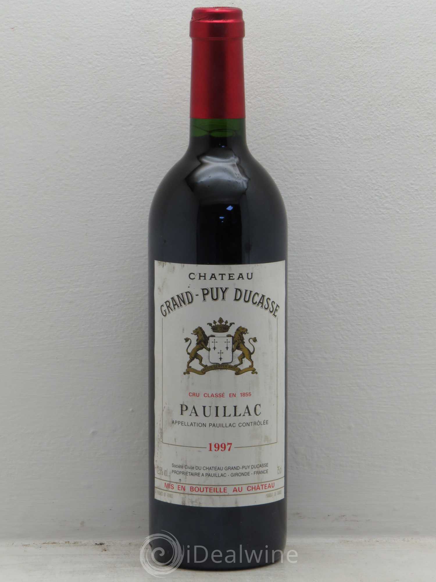 Château Grand Puy Ducasse 5ème Grand Cru Classé 1997 - Lot de 1 bouteille - 0