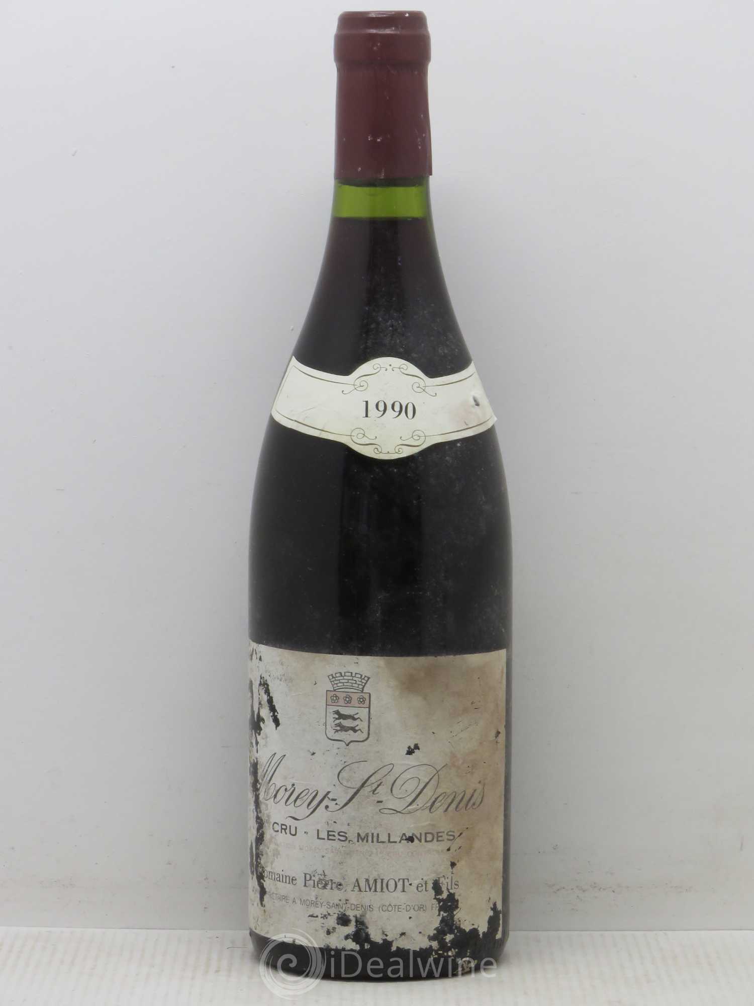 Morey-Saint-Denis 1er Cru Les Millandes Pierre Amiot 1990 - Posten von 1 Flasche - 0