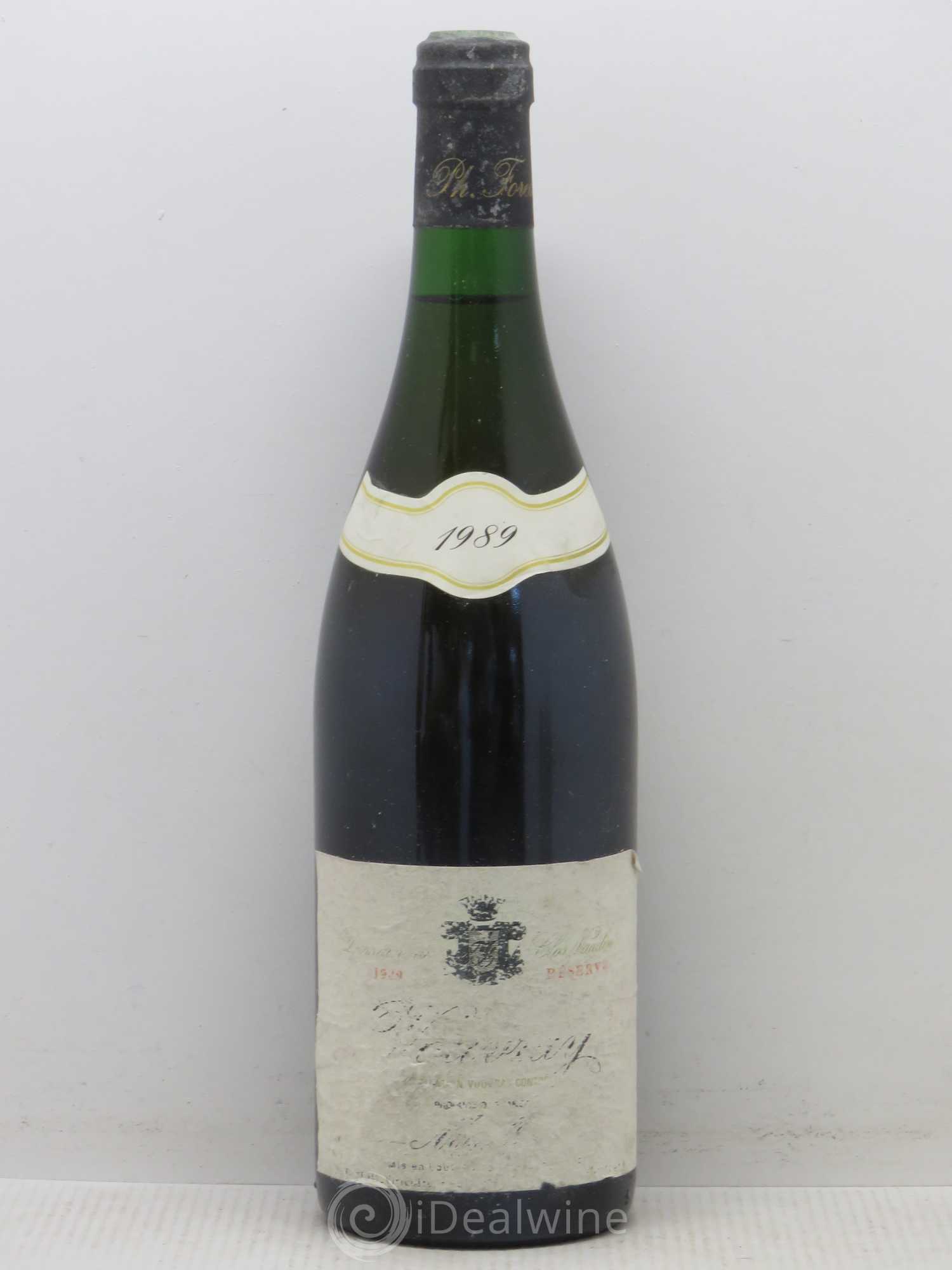 Vouvray Moelleux Réserve Clos Naudin - Philippe Foreau 1989 - Lotto di 1 bottiglia - 0