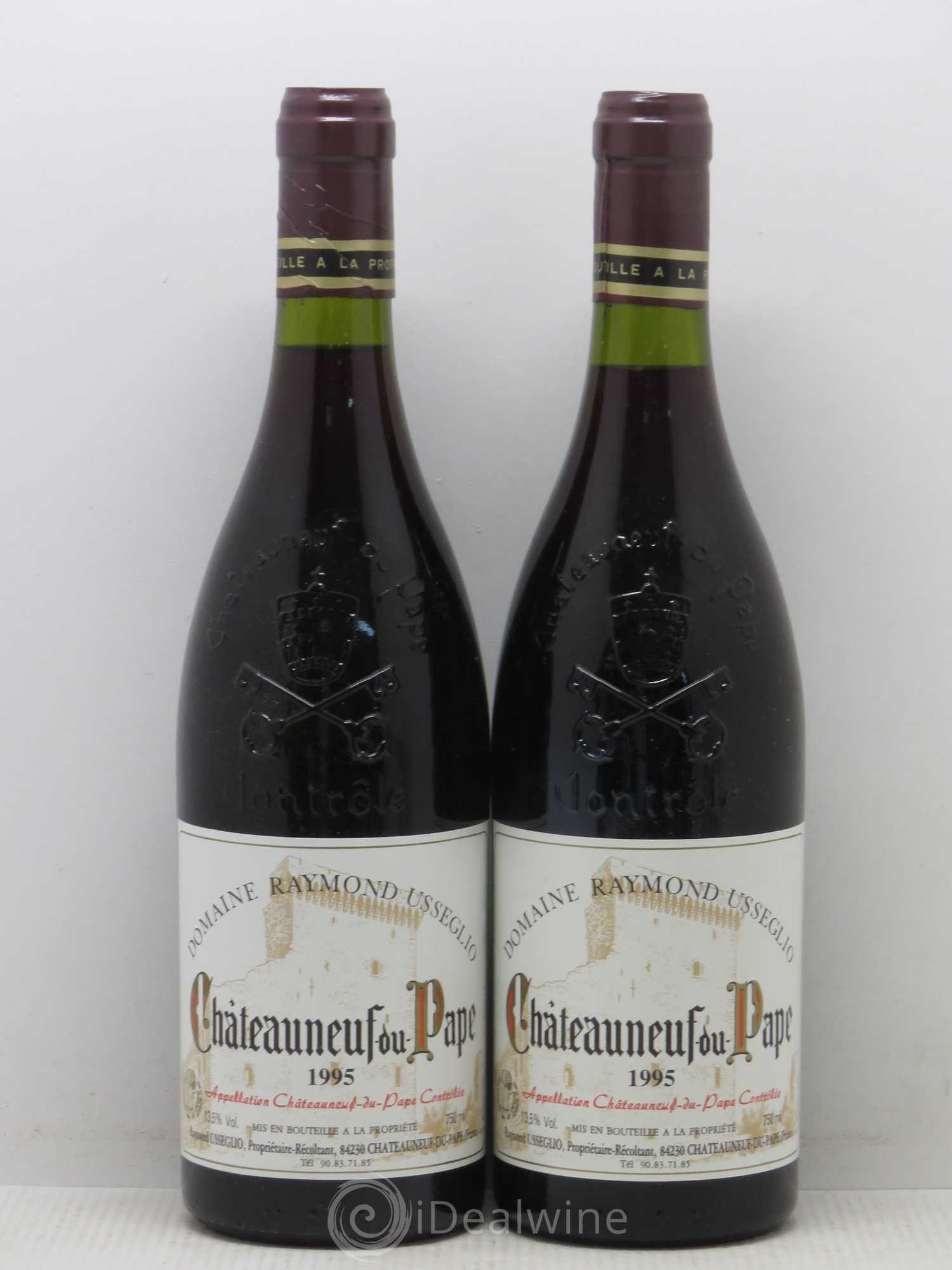 Châteauneuf-du-Pape Raymond Usseglio & Fils (Domaine) 1995 - Lot de 5 bouteilles - 2