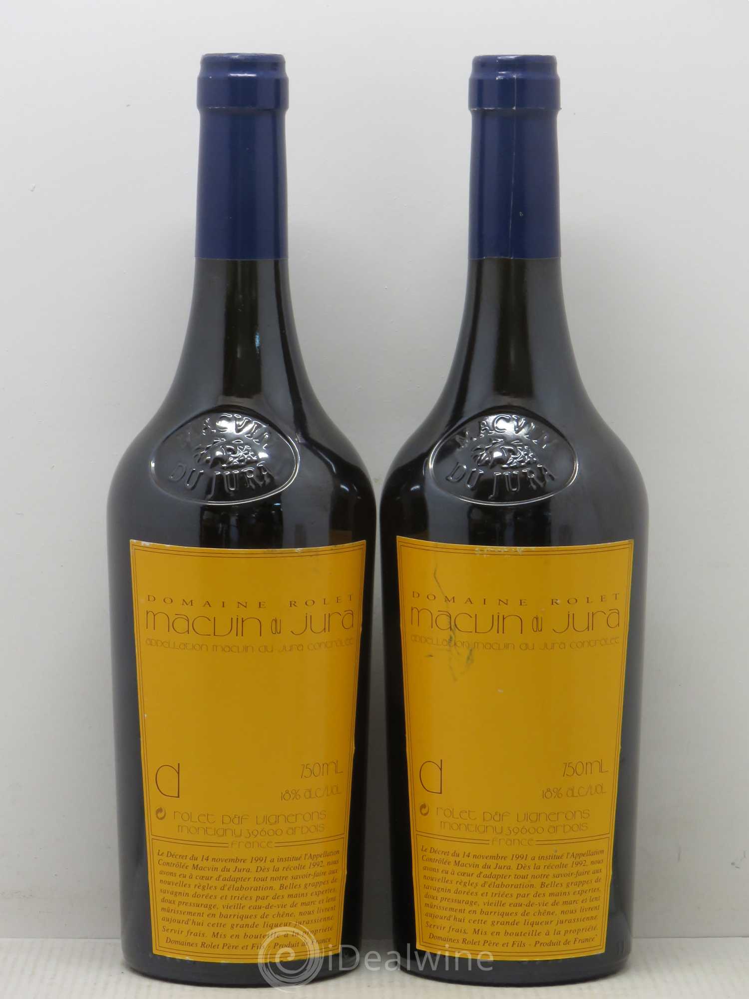 Côtes du Jura Macvin Rolet - Lot de 2 bouteilles - 0