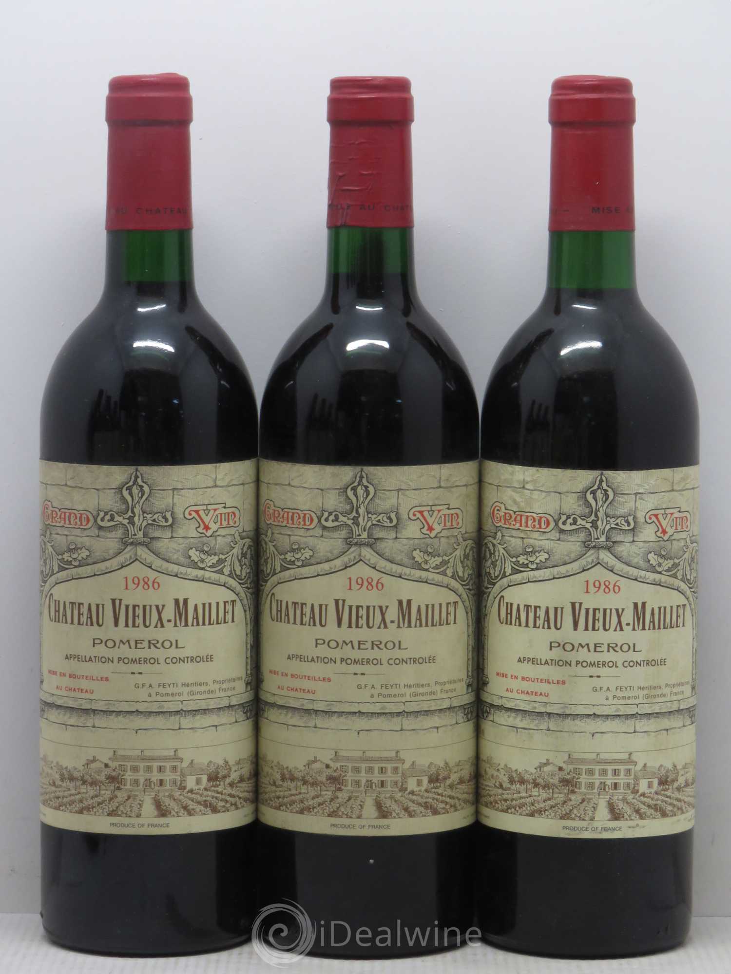 Château Vieux Maillet 1986 - Lot de 6 bouteilles - 1