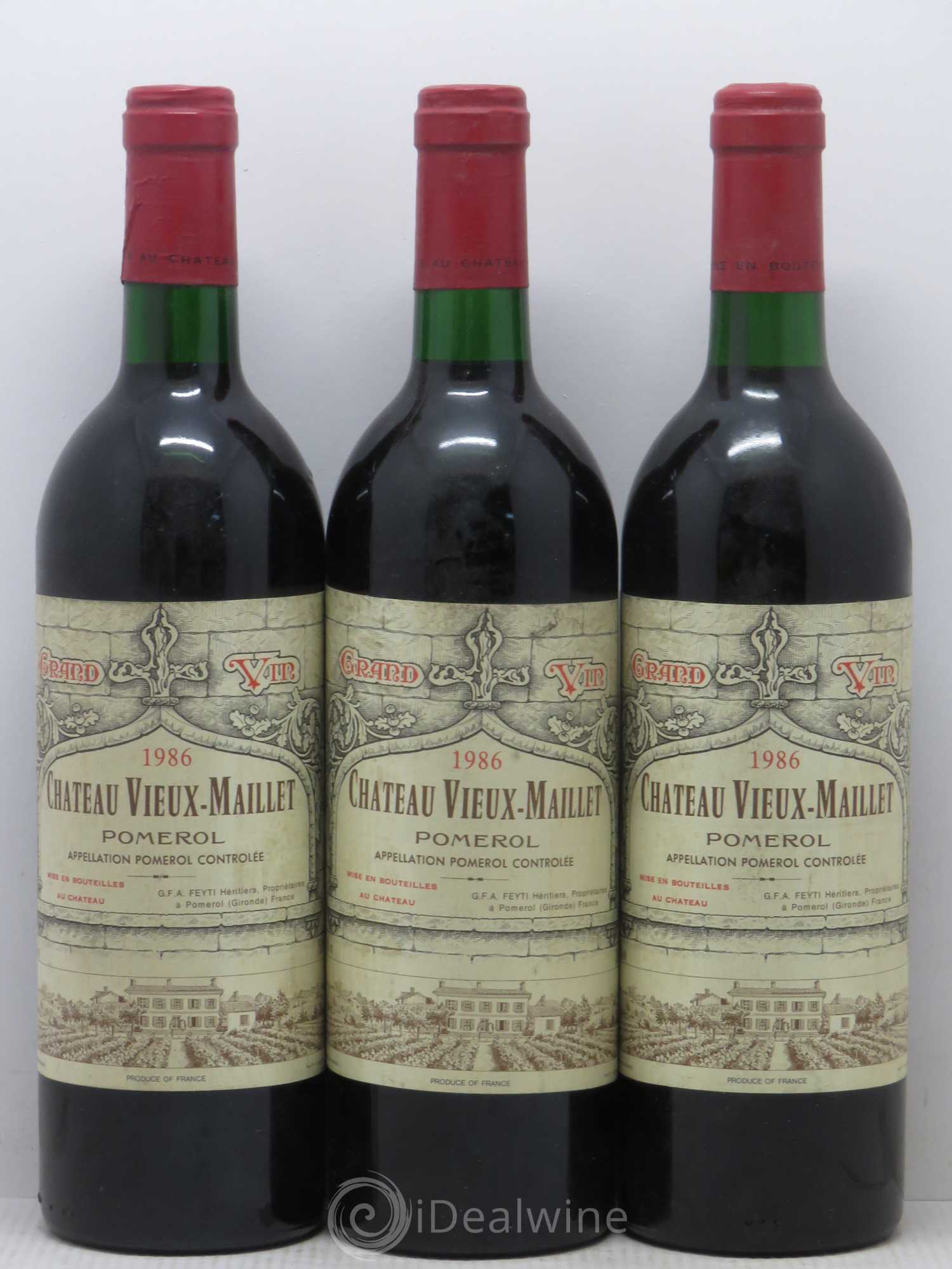 Château Vieux Maillet 1986 - Lot de 6 bouteilles - 2