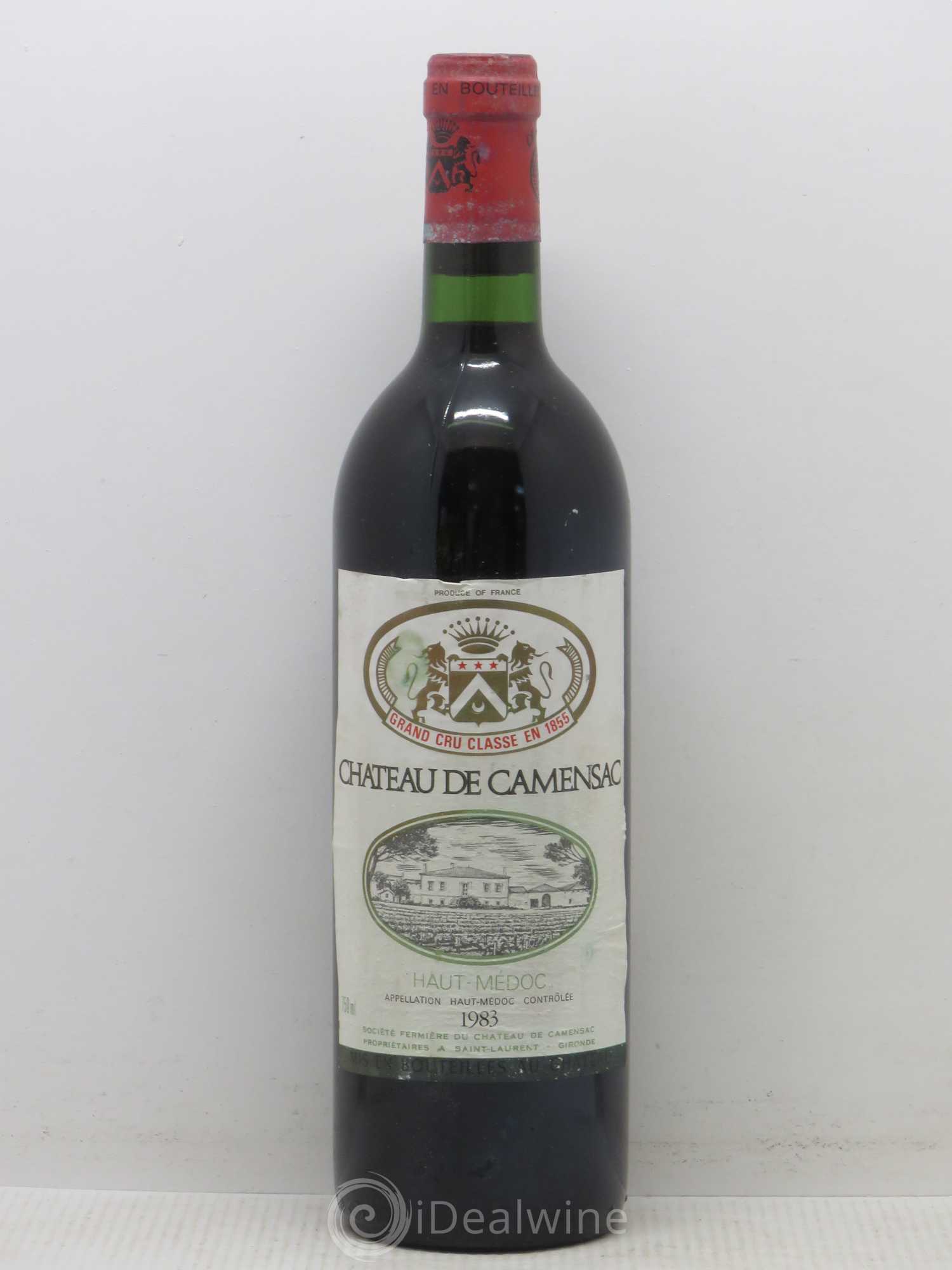 Château Camensac 5ème Grand Cru Classé 1983 - Lot de 1 bouteille - 0