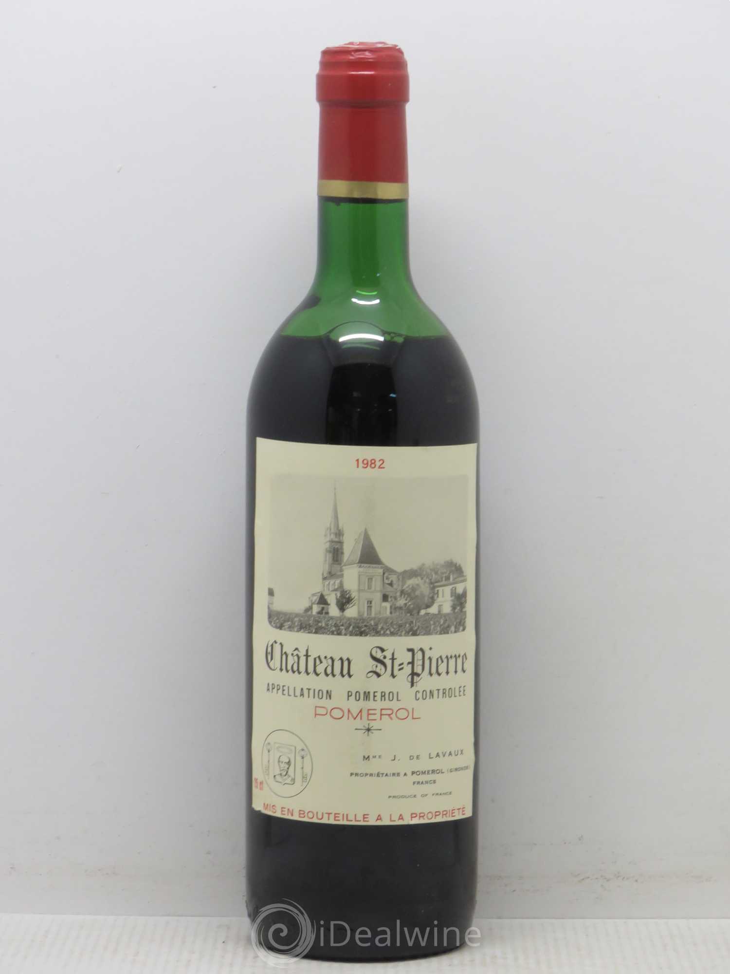 Château Saint-Pierre 4ème Grand Cru Classé 1982 - Lot de 1 bouteille - 0