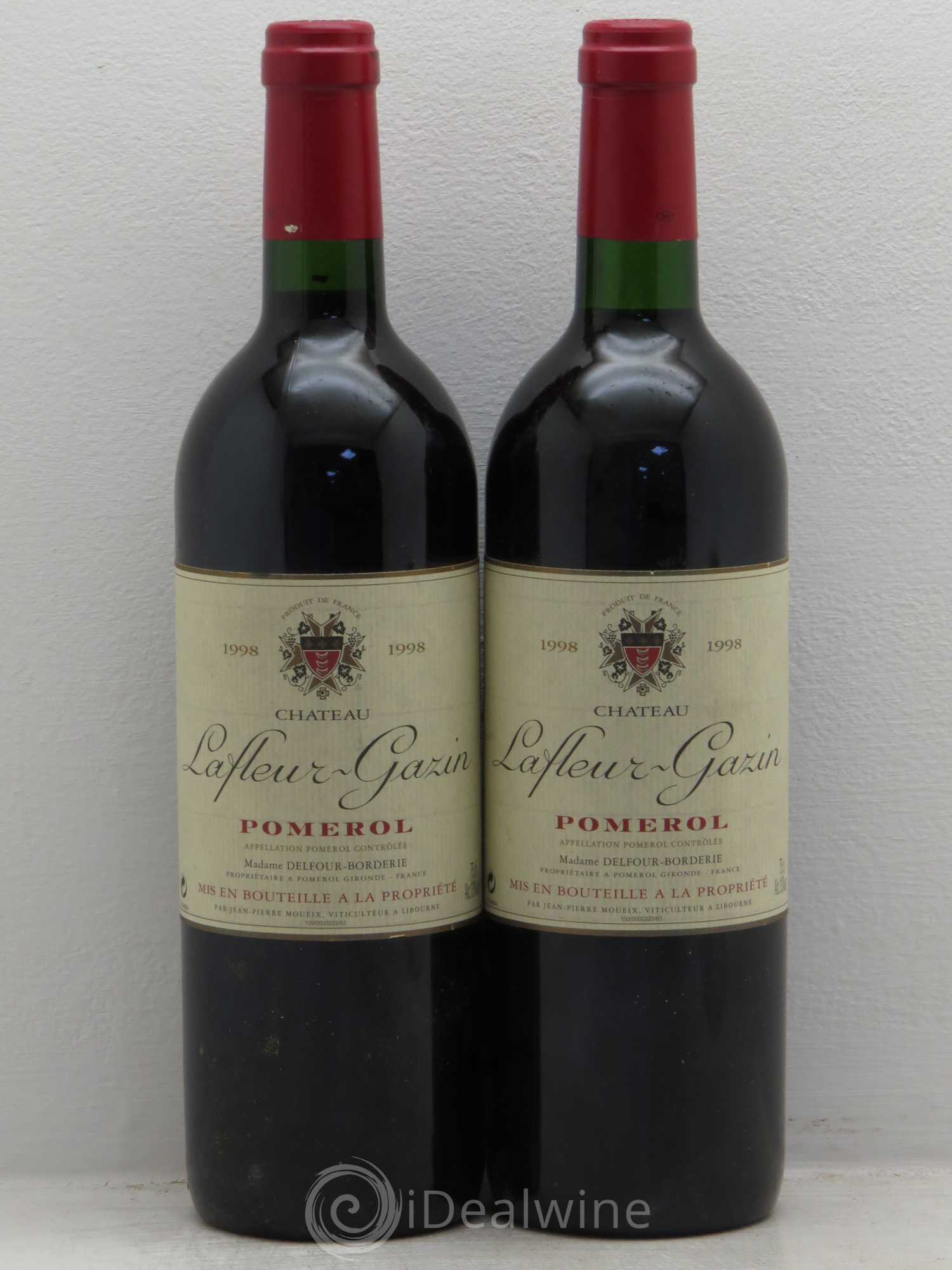 Château Lafleur-Gazin 1998 - Lot de 2 bouteilles - 0