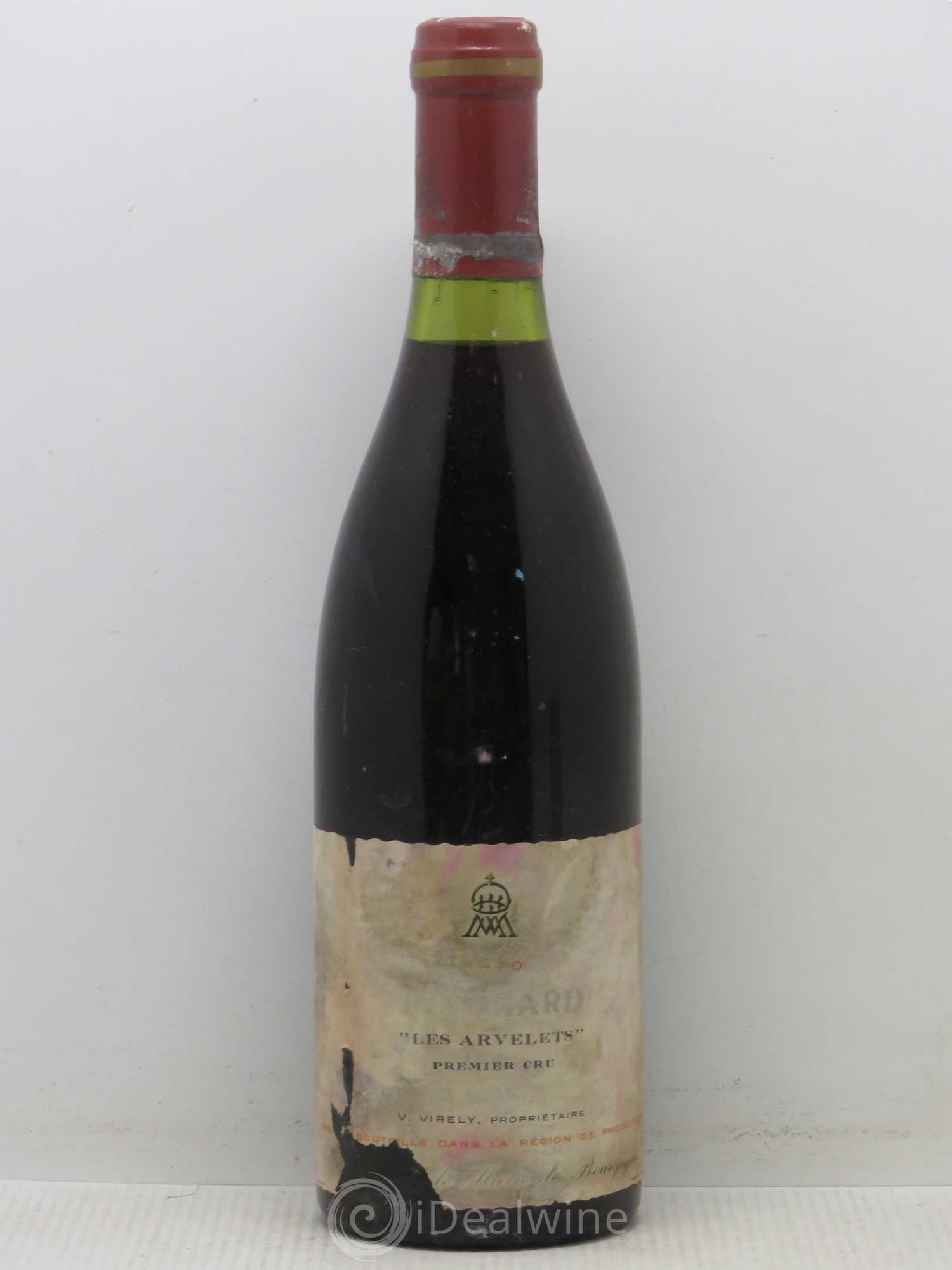 Pommard 1er Cru Les Arvelets V.Virely 1970 - Posten von 1 Flasche - 0