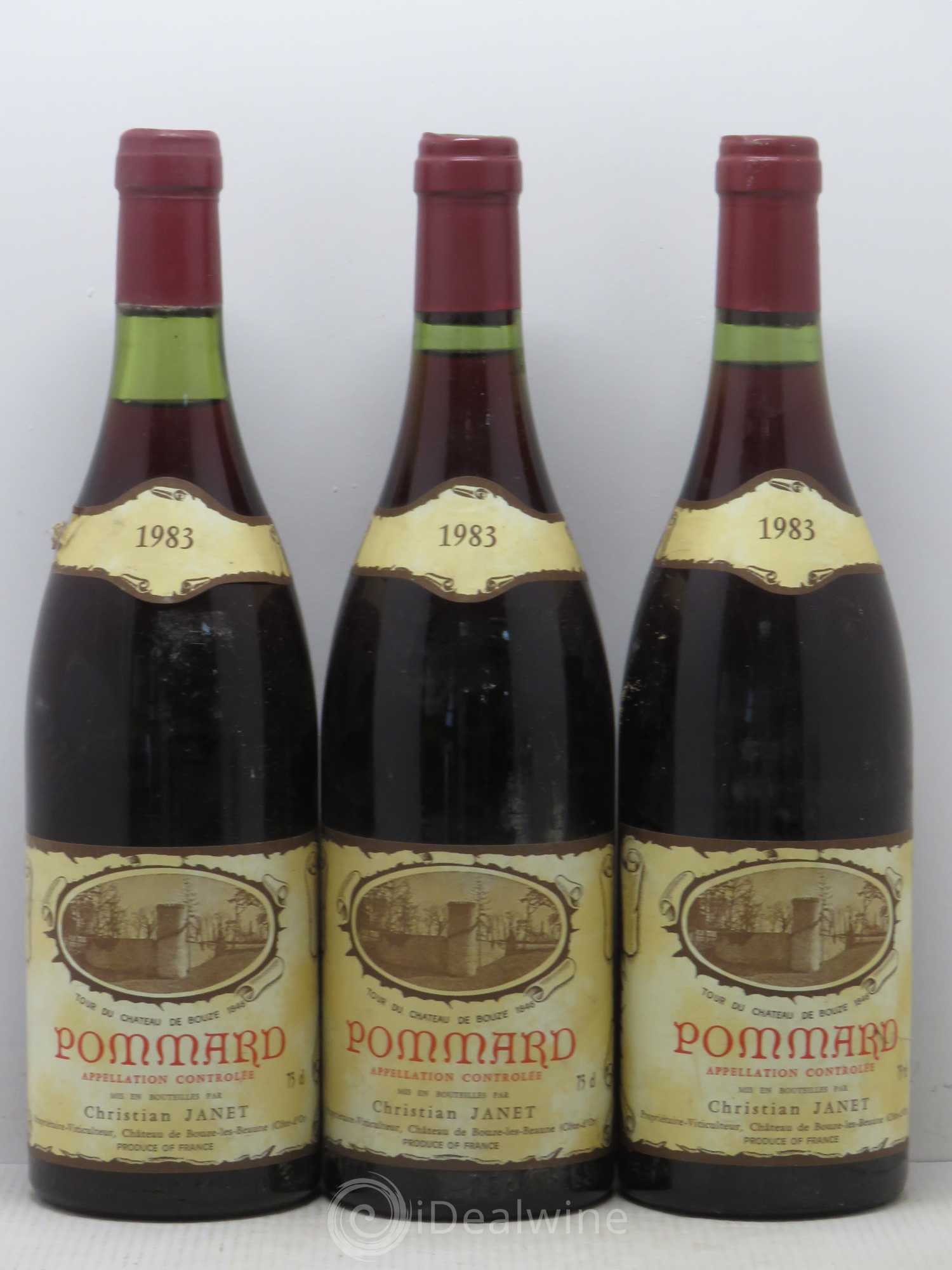 Pommard Christian Janet 1983 - Lotto di 6 bottiglie - 1