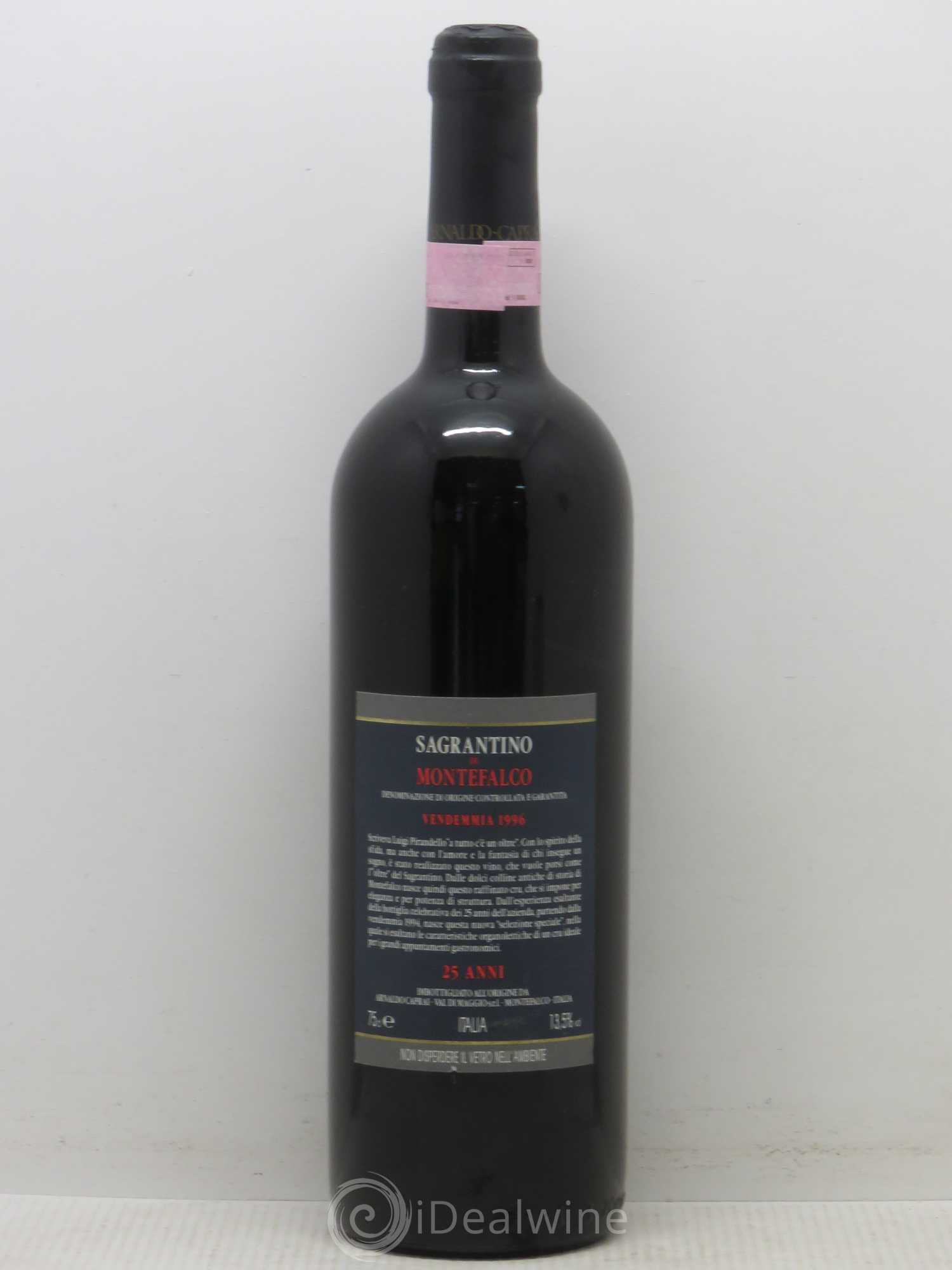 Montefalco DOC Sagrantino di Montefalco 1996 - Posten von 1 Flasche - 1