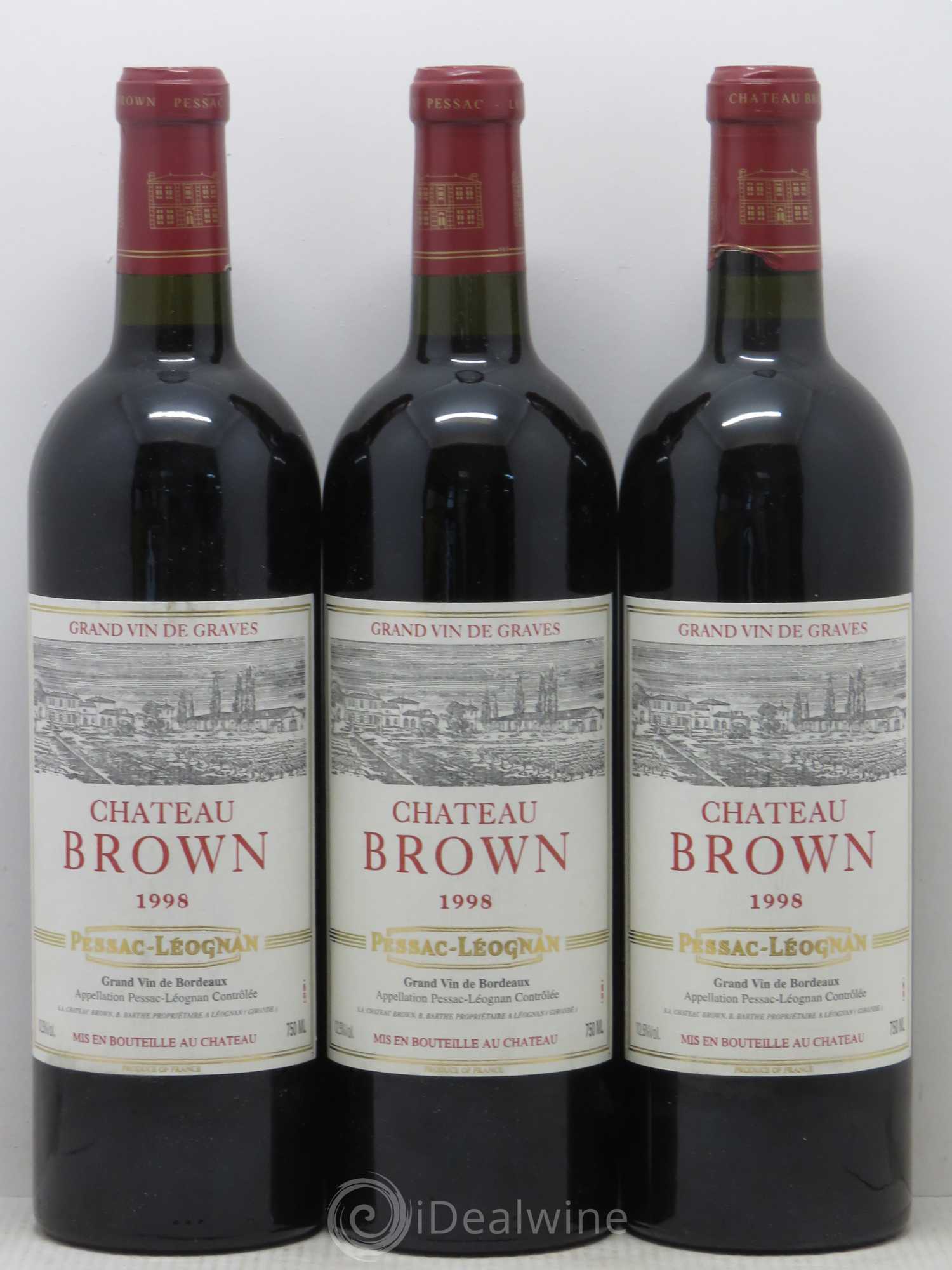Château Brown 1998 - Lot de 6 bouteilles - 2