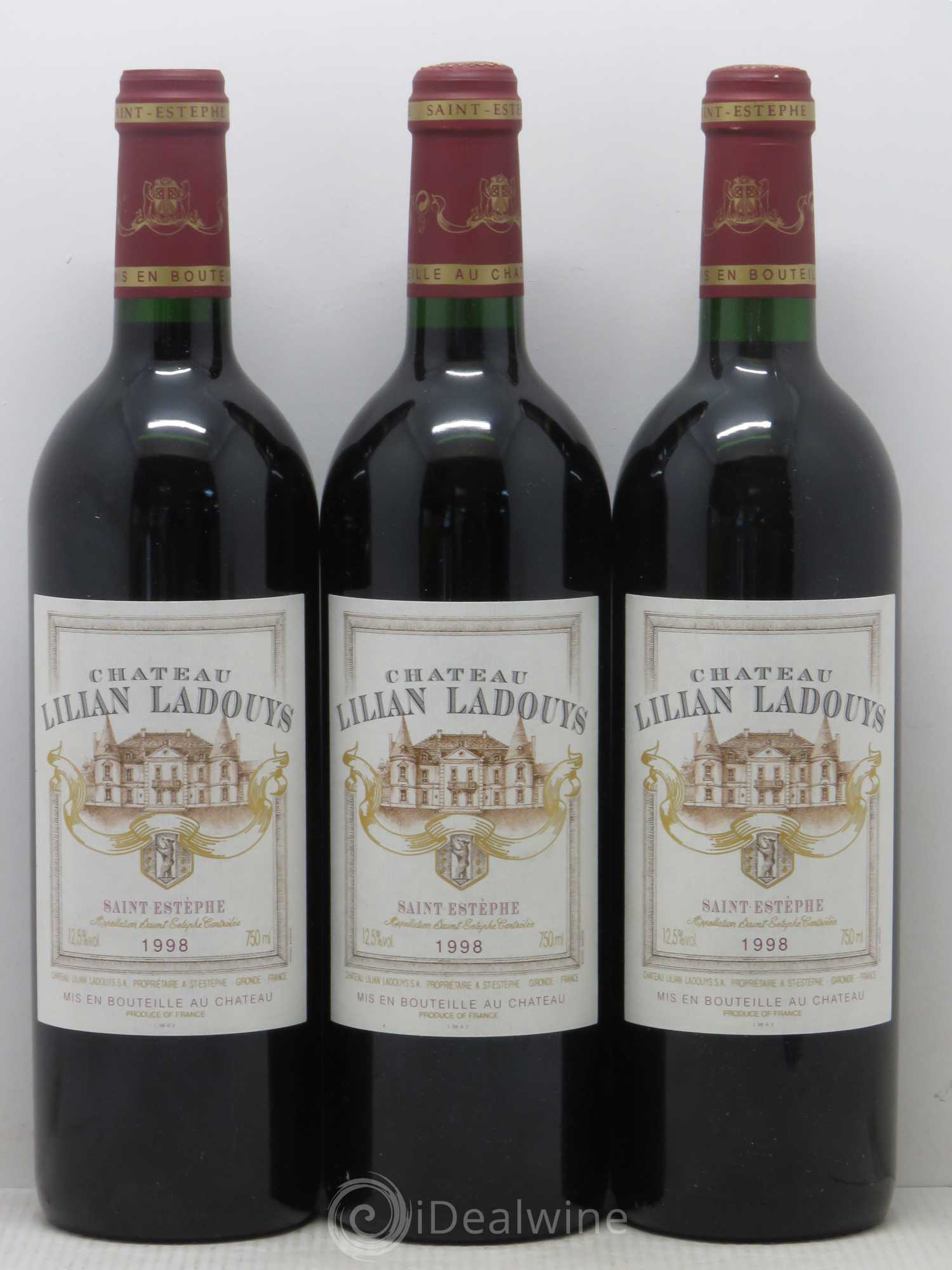 Château Lilian Ladouys Cru Bourgeois 1998 - Lot de 6 bouteilles - 1