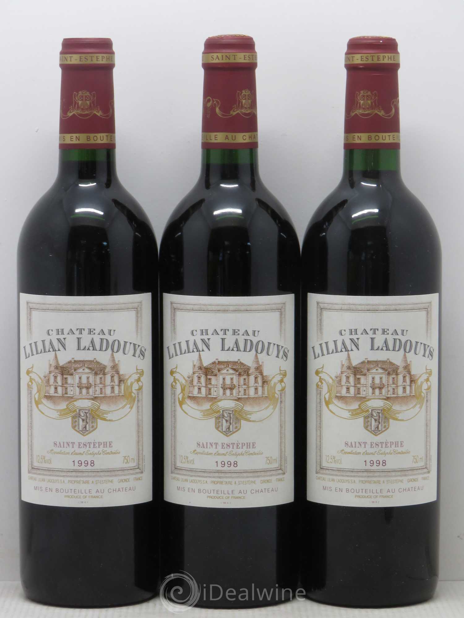 Château Lilian Ladouys Cru Bourgeois 1998 - Lot de 6 bouteilles - 2