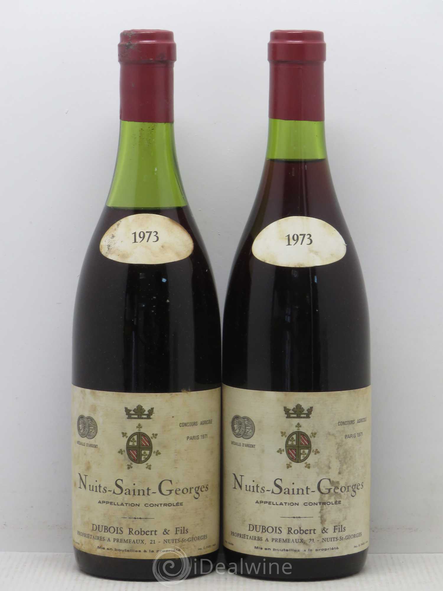 Nuits-Saint-Georges Robert Dubois 1973 - Posten von 2 Flaschen - 0