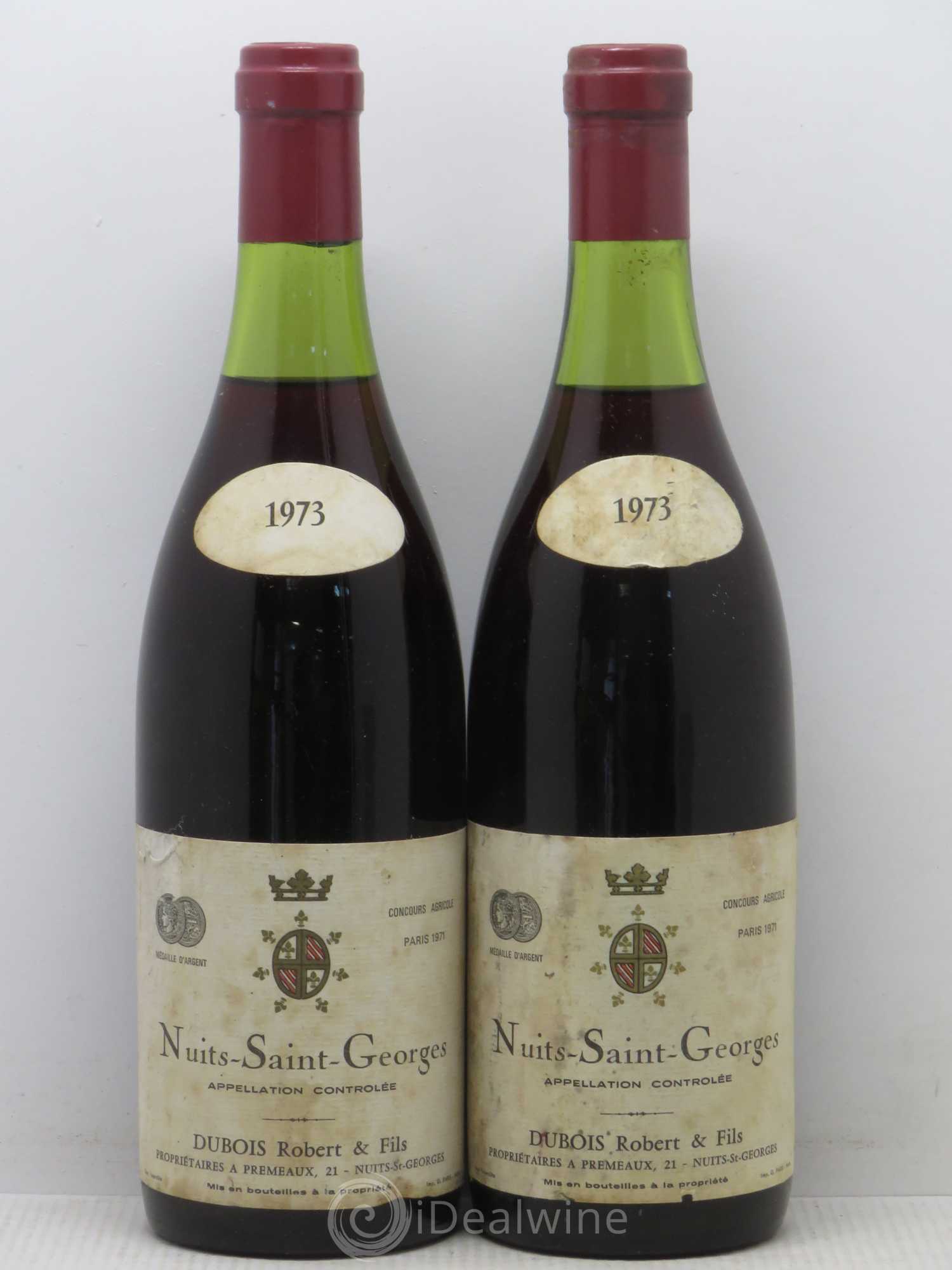 Nuits-Saint-Georges Robert Dubois 1973 - Posten von 2 Flaschen - 0
